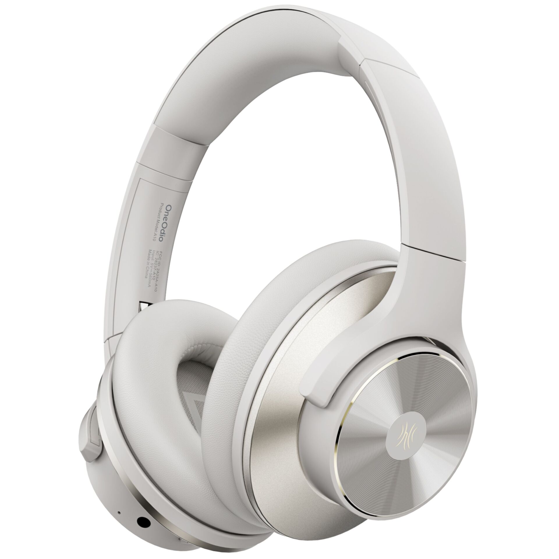over-ear, Kopfhörer, drahtlos, weiß, rund