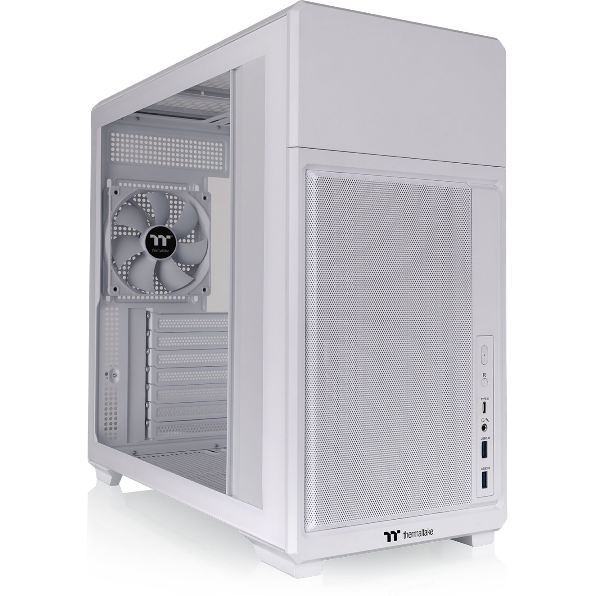Gehäuse, ATX, Micro-ATX, Weiß, Mesh