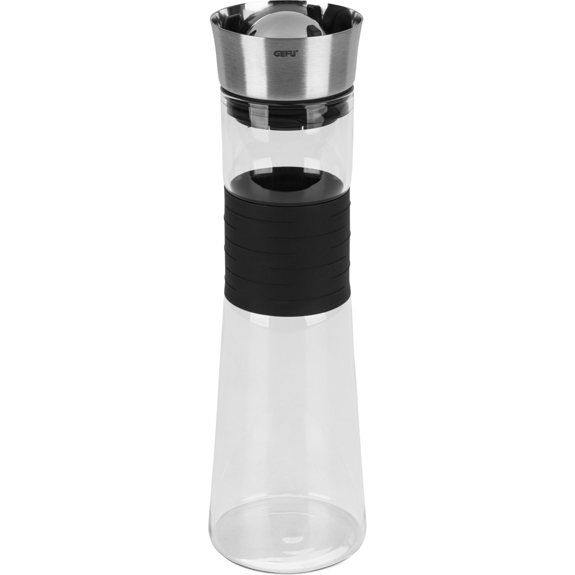 Kaffeemühle, Glasbehälter, Küchenutensil, Grind-Top, Stahlrand