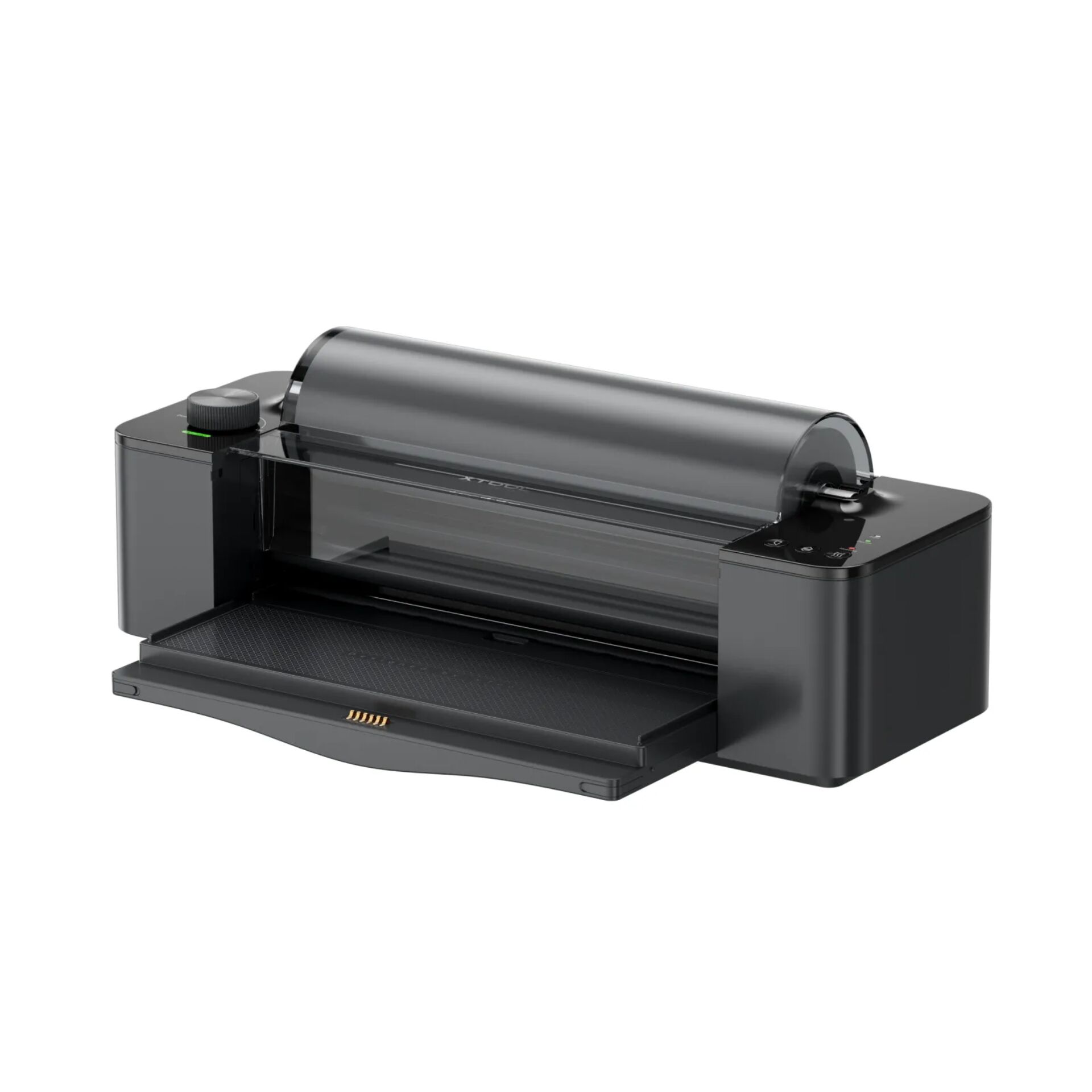 Rollenlaminator, Laminiergerät, Schwarz, Transparente Abdeckung, Drehregler
