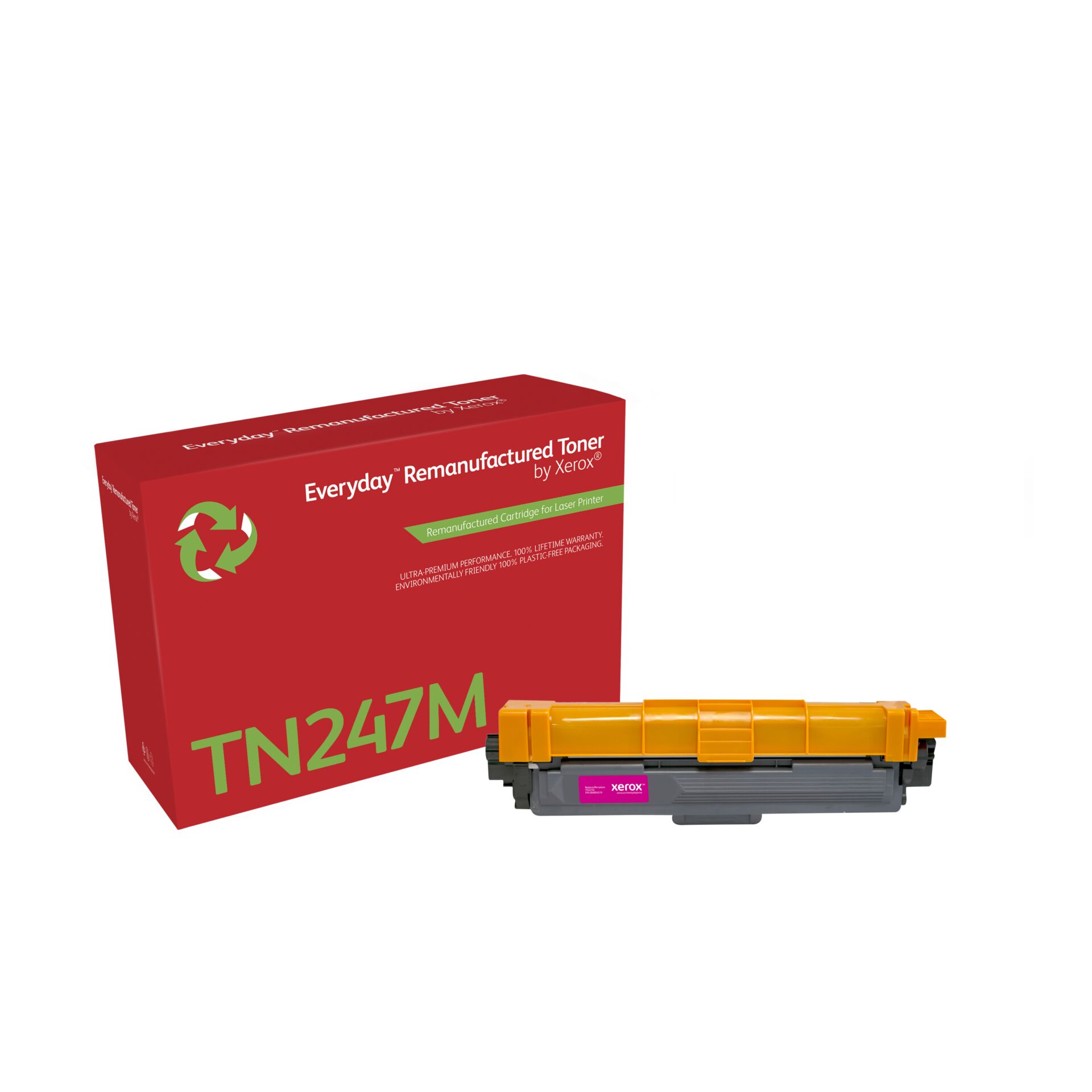 Tonerkassette, remanufacturiert, Laserdrucker, TN247M, Oranger Deckel