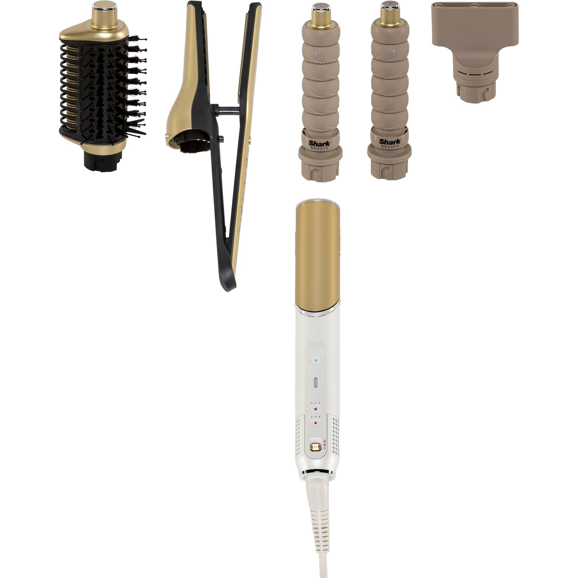 Lockenbürste, Stylingbürste, Lockenstab, Haarglättbürste, KaltgriffKamm