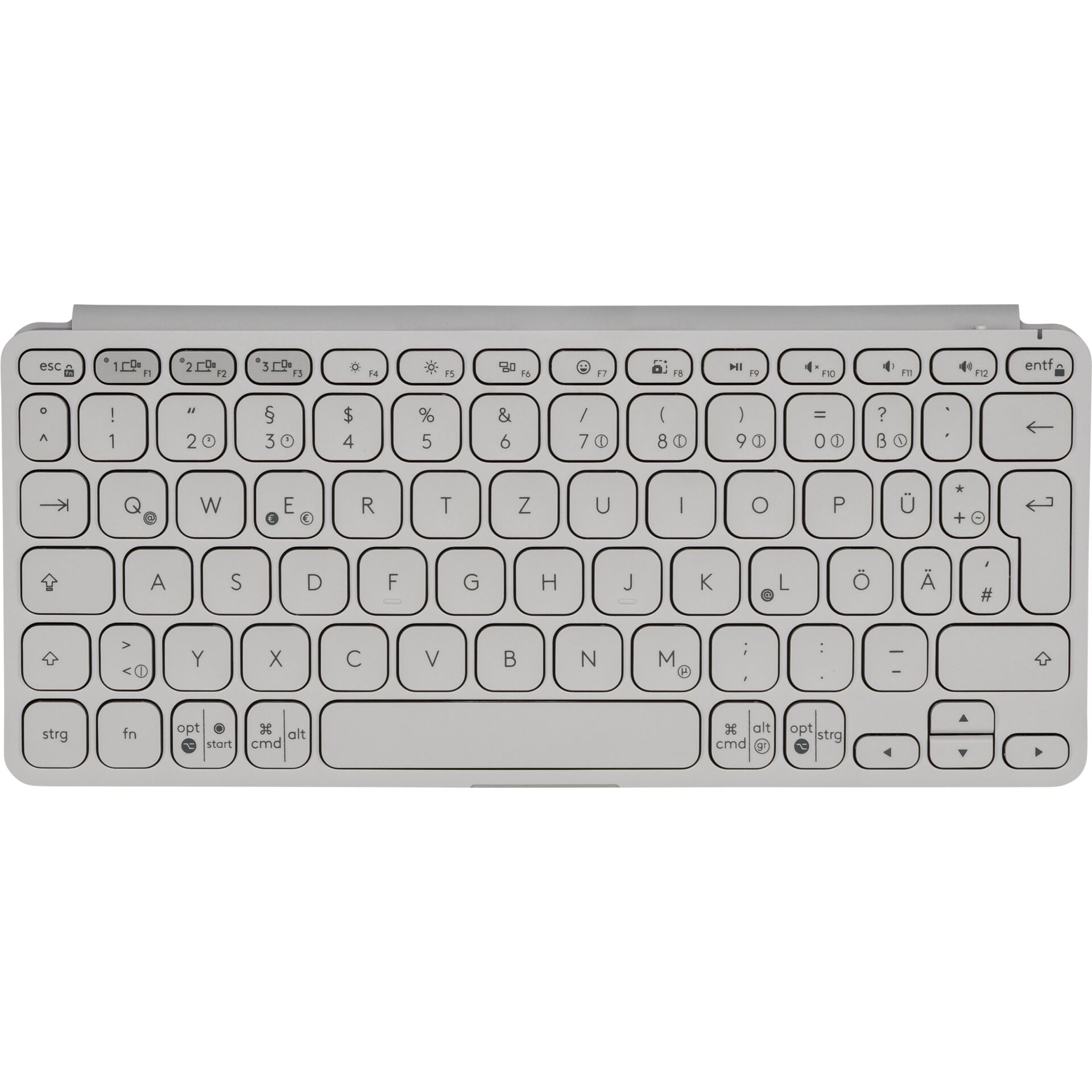 Tastatur, QWERTZ, Kabellos, USB, Kleinformat