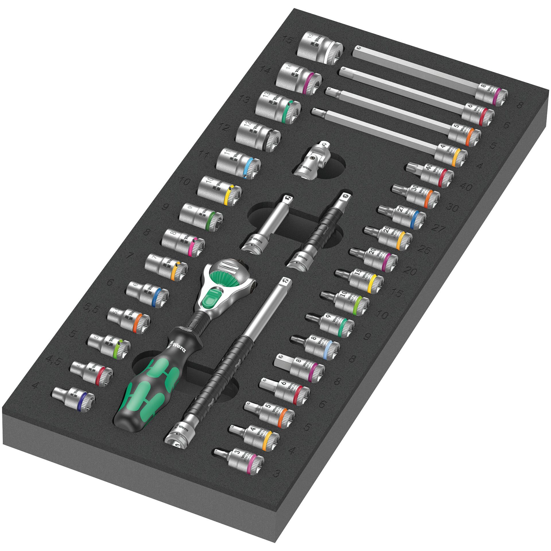Werkzeugset, Schraubenschlüssel, Schlüsselkasten, Torx, Knarrenkasten