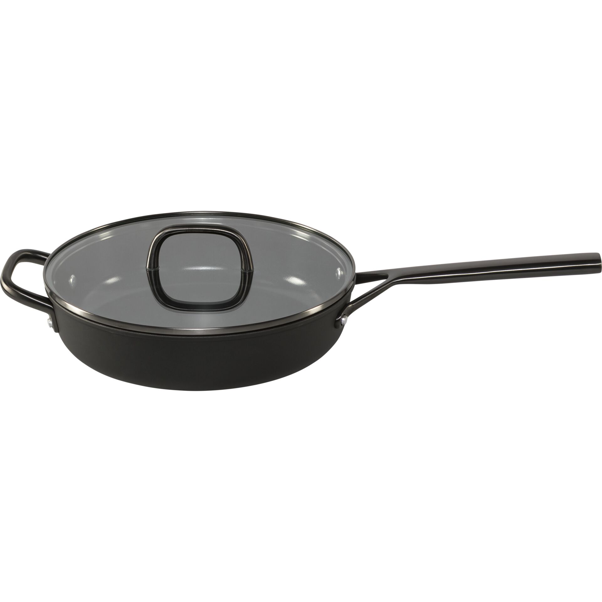 Pfannen, Bratpfanne, Glasdeckel, Antihaft, Teflon