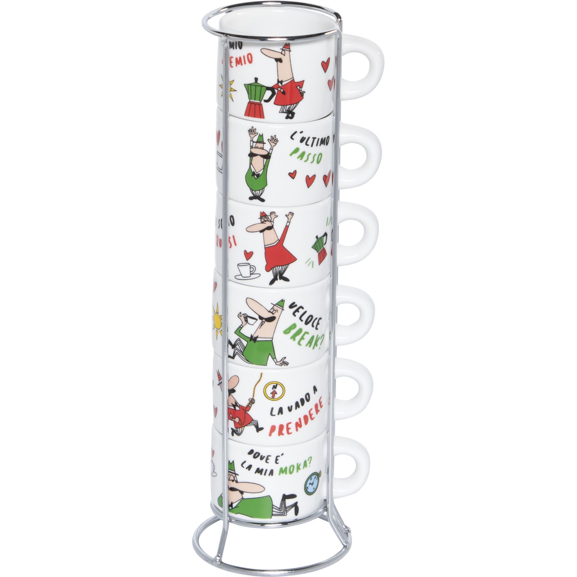 tassen-stapel, kuchen-geschirr, porzellan, mehrfach-tasse, illustrationen