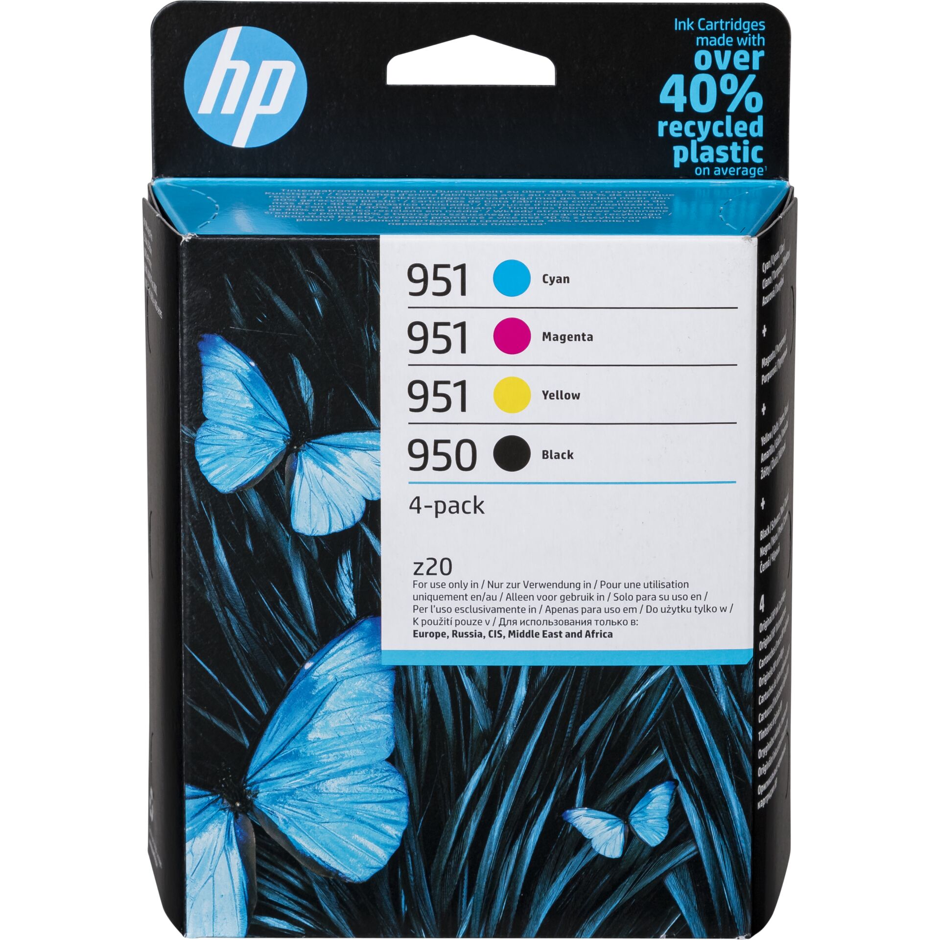 HP 6ZC65AE 4-Pack BK/C/M/Y  No. 950 und 951