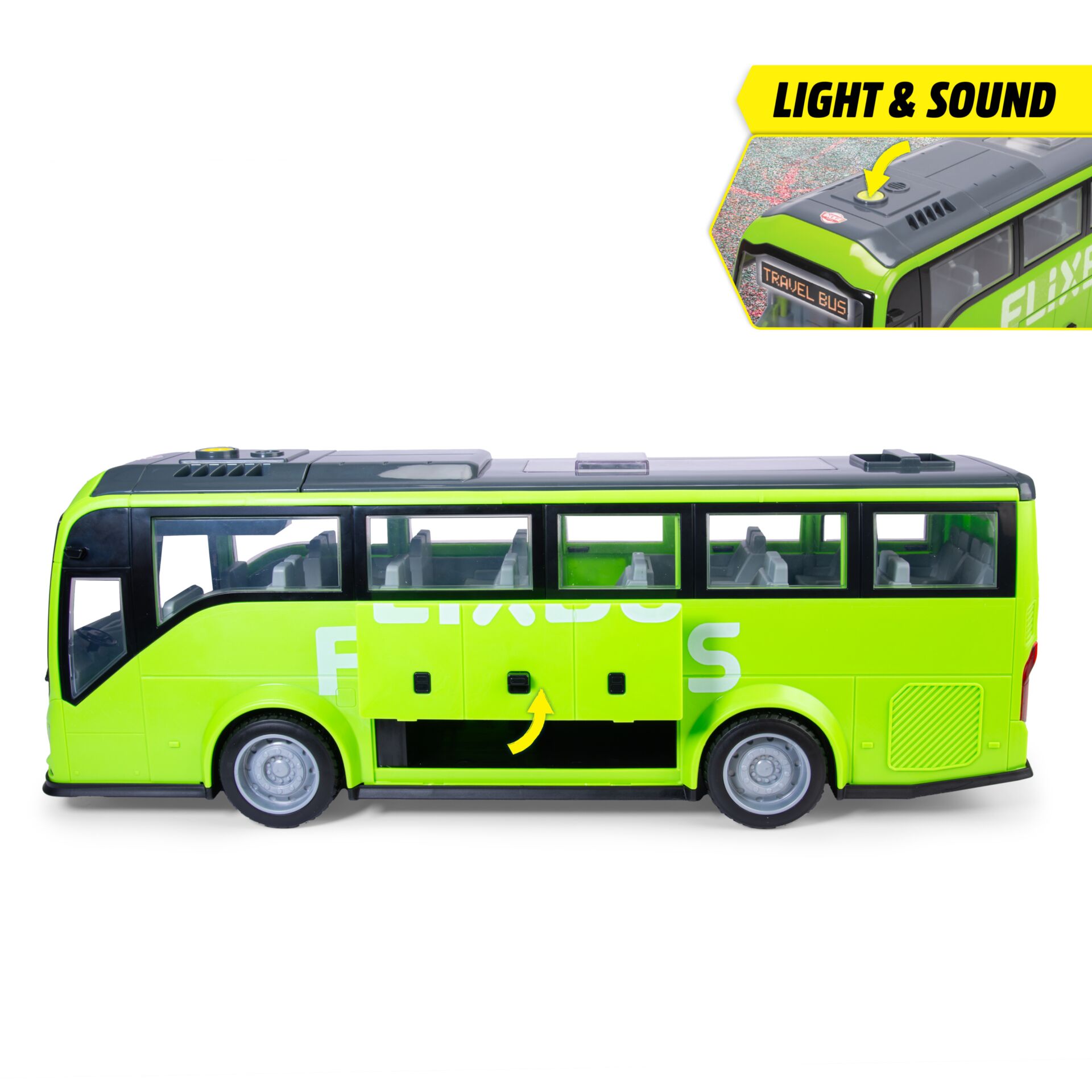Spielbus, Modellbus, Neongrün, Linienbus, Schülertransport