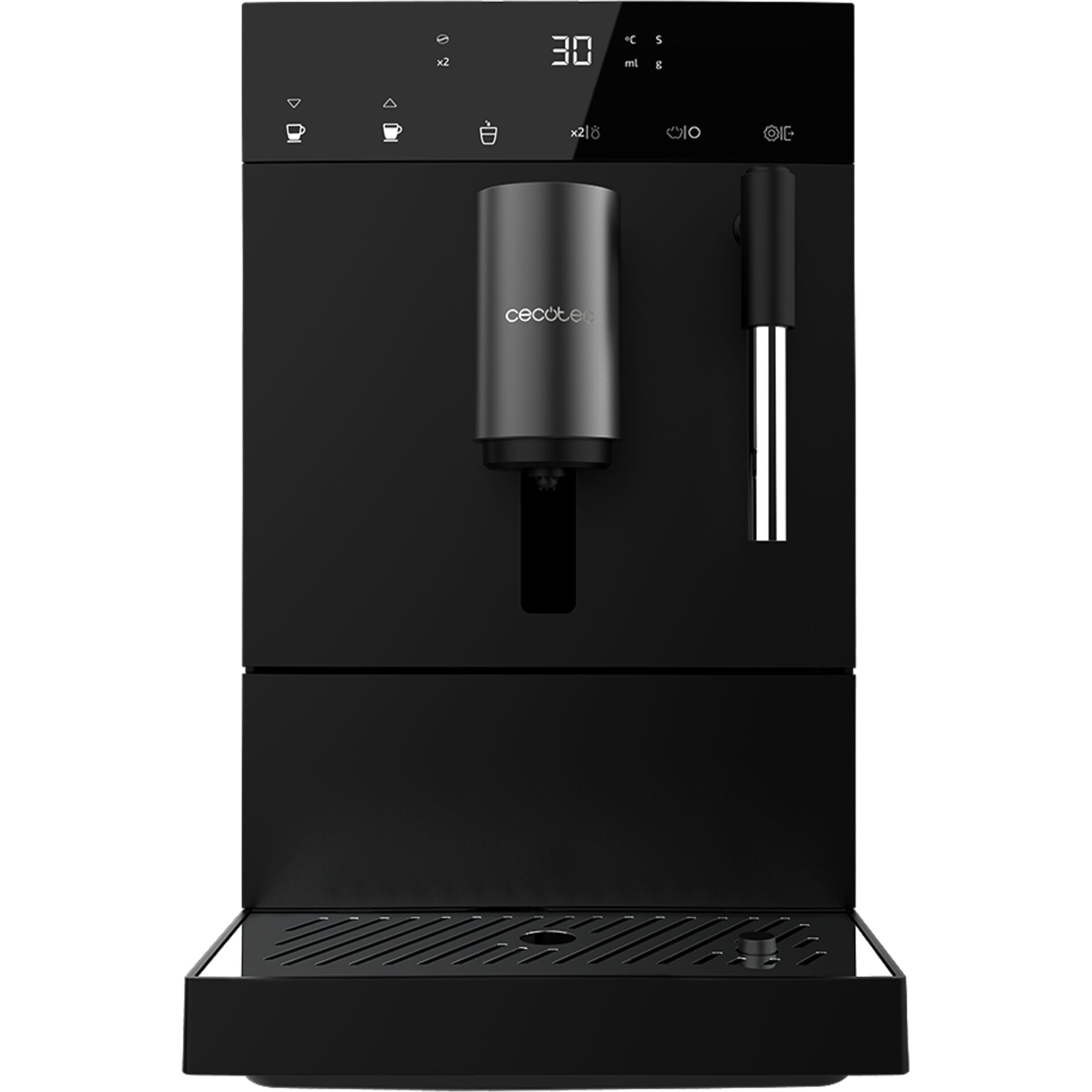 Kaffeemaschine, Espressoautomat, Kaffeeausgabe, Wasserkessel, Dampfaufsatz