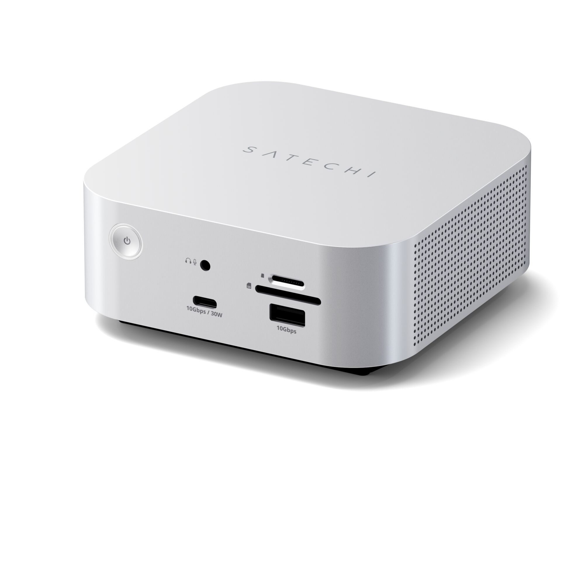 Mini-PC, USB-C, HDMI, Aluminium, Belüftungslöcher