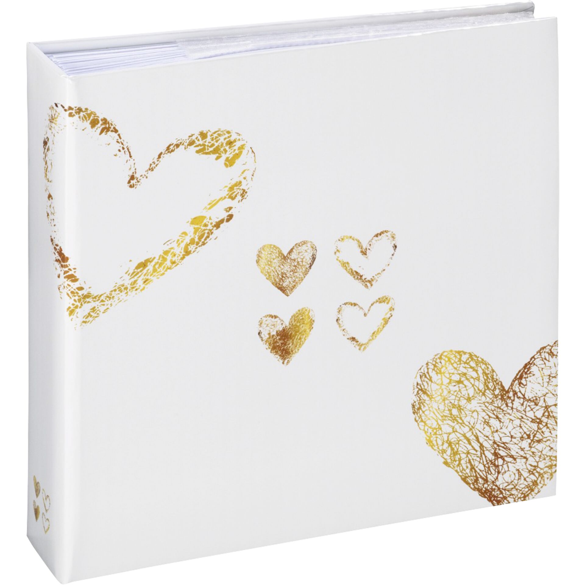 Hama Lazise gold Memo/Einsteck  200 Fotos 10x15 Hochzeit    2364