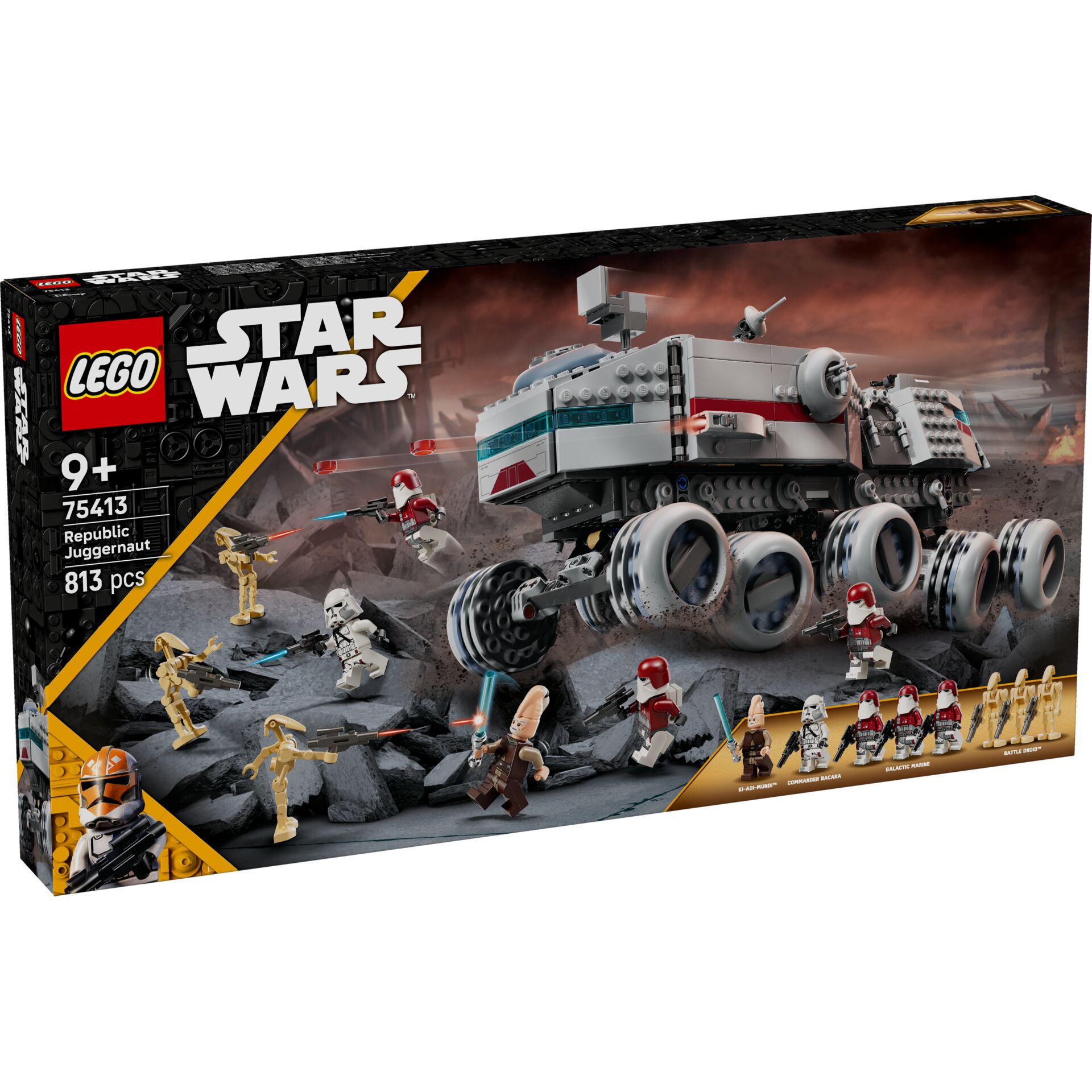 Star Wars, LEGO, Raumfahrzeug, Republik-Juggernaut, 813 Teile