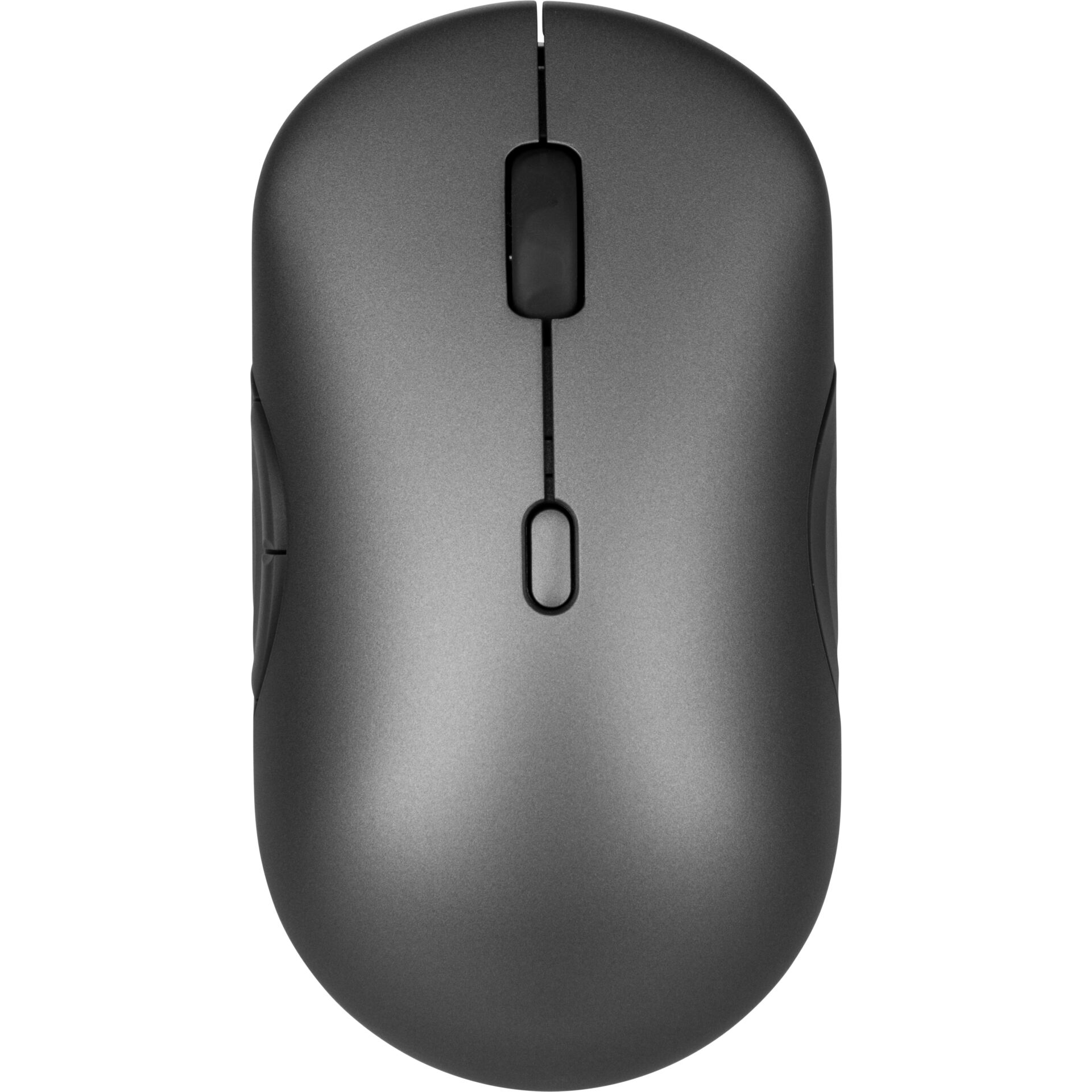 Computer-Maus, Drahtlose Maus, Grau, Optischer Sensor, Schlankes Design