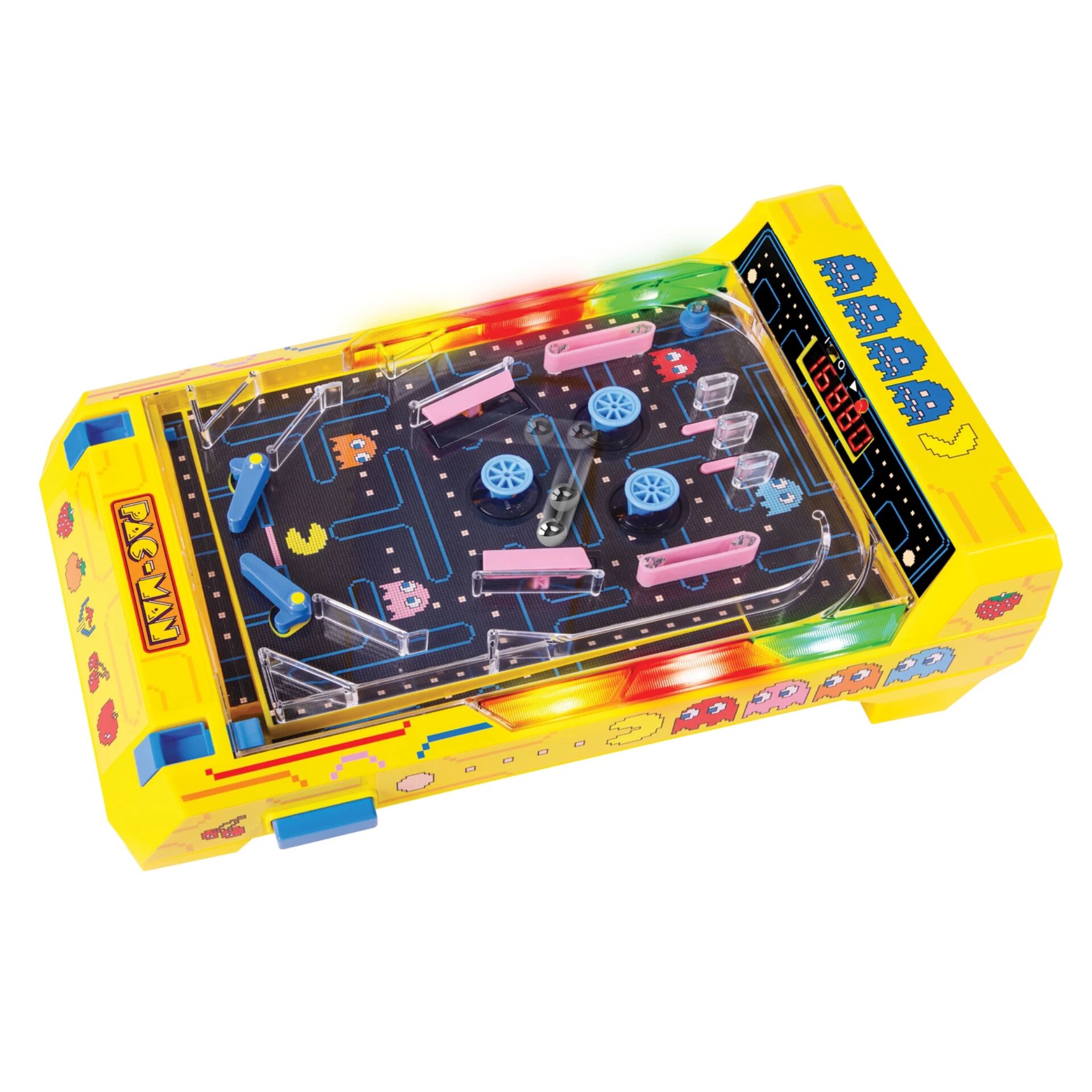 Arcade, Mini-Arcade, Tischspiel, Pac-Man Stil, LED-Beleuchtung