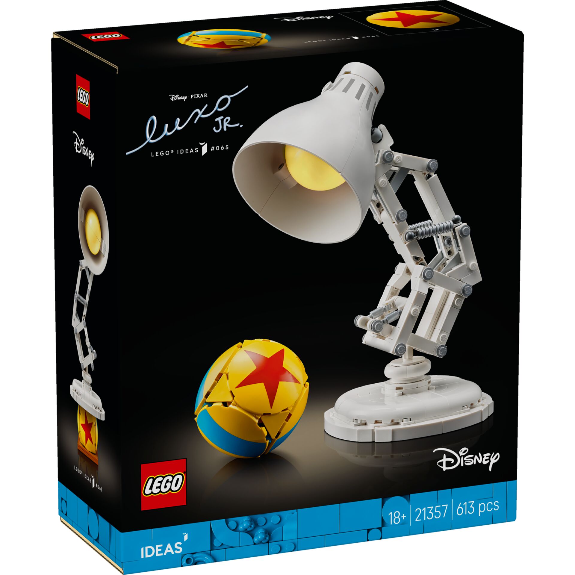 Lego, Lampe, Schreibtischlampe, Figurenslamp, Ball mit Stern
