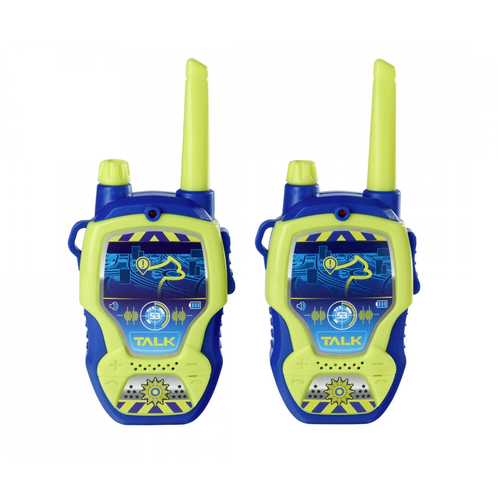 Spielzeug, Walkie-Talkie, Blaue Schale, Gelb-Grün, Kindergerät