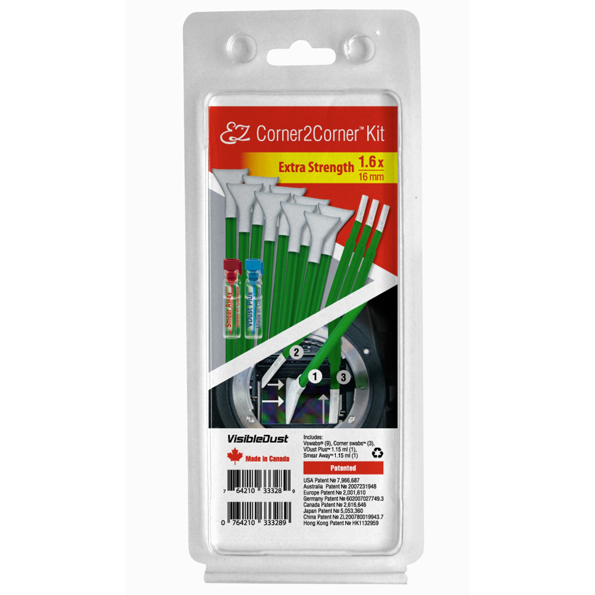 Visible Dust EZ Corner2Corner  Kit 1.6x extra strength