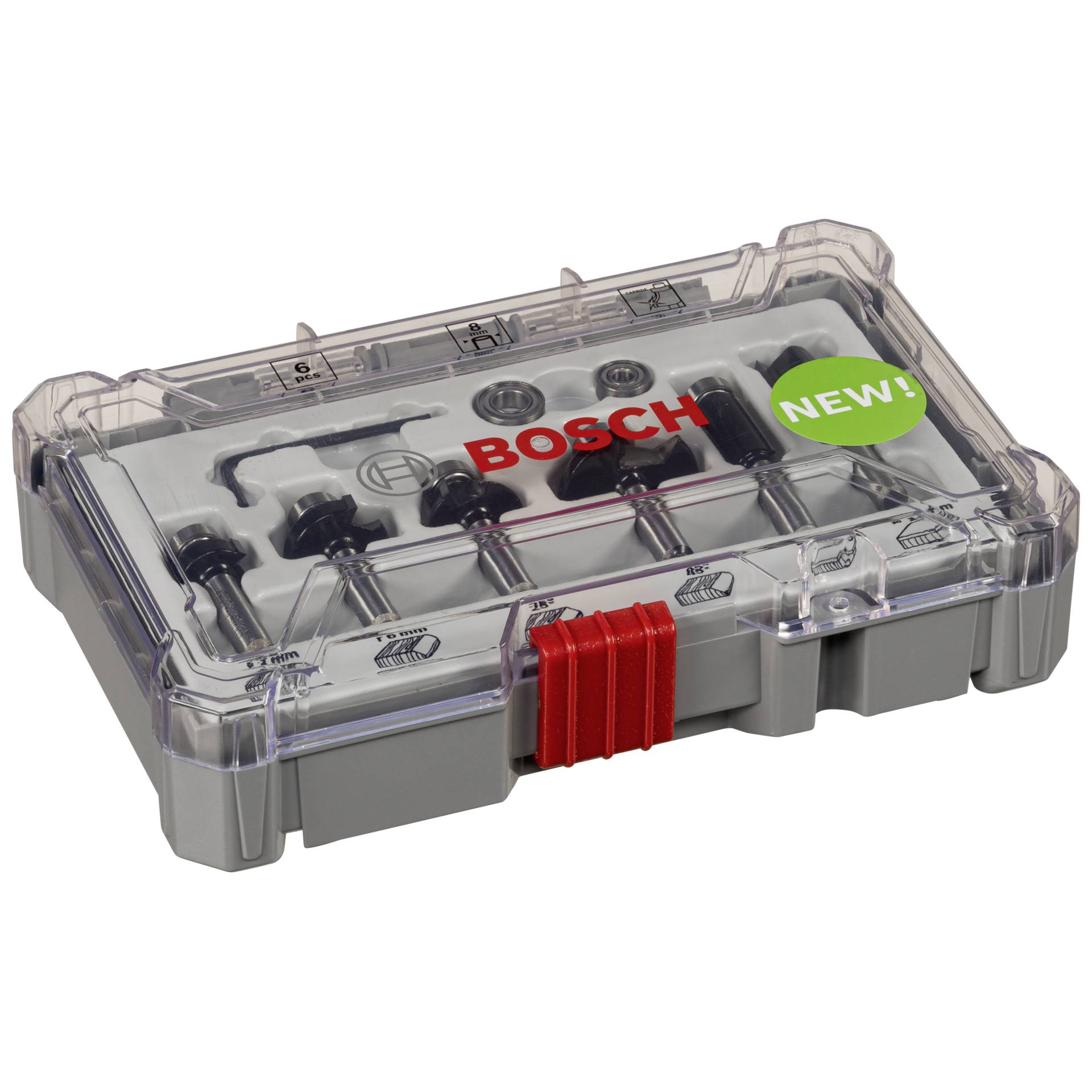 Bosch Fräser-Set Trim&Edging  6tlg.