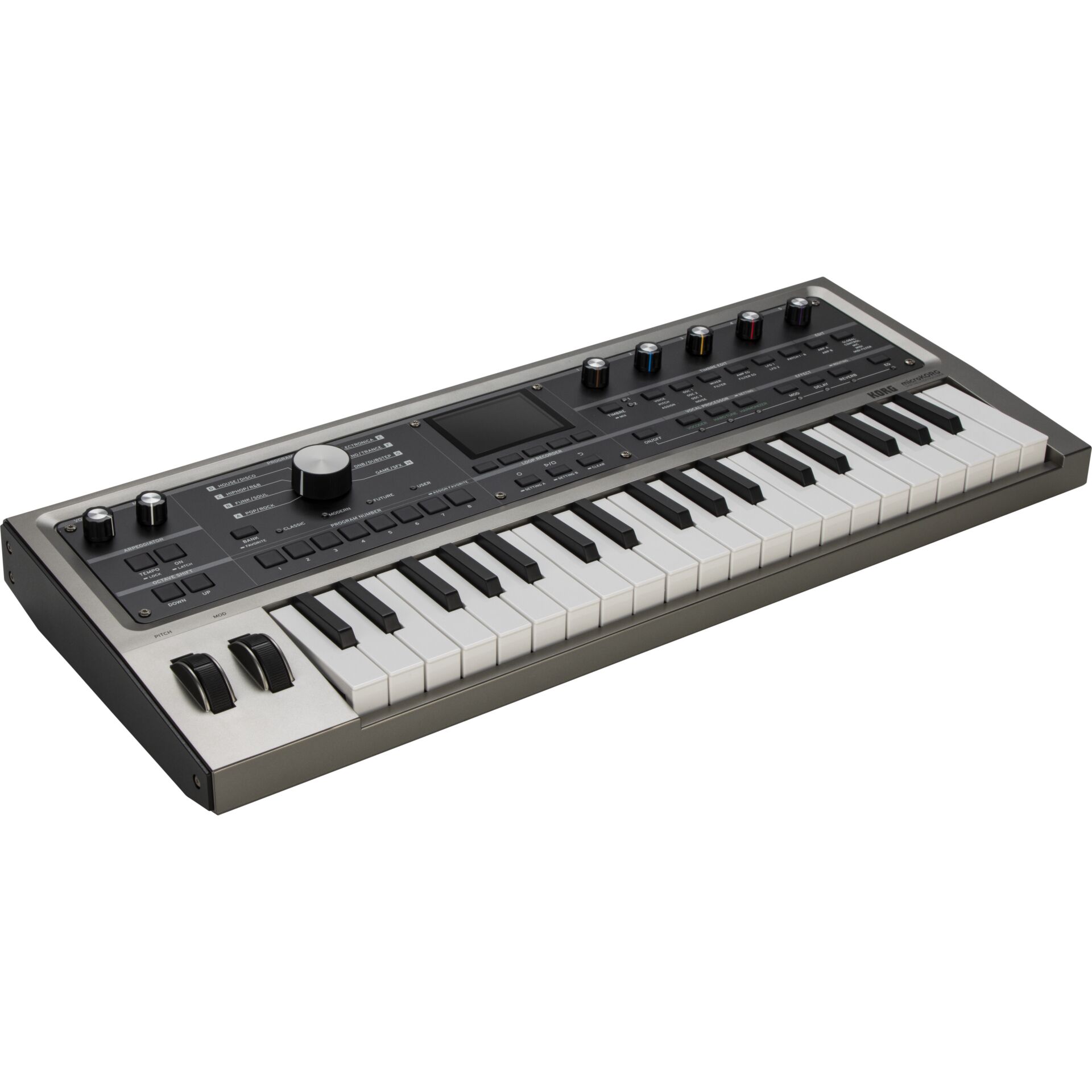 Keybed, Synthesizer, 61-key, digital, Knöpfe