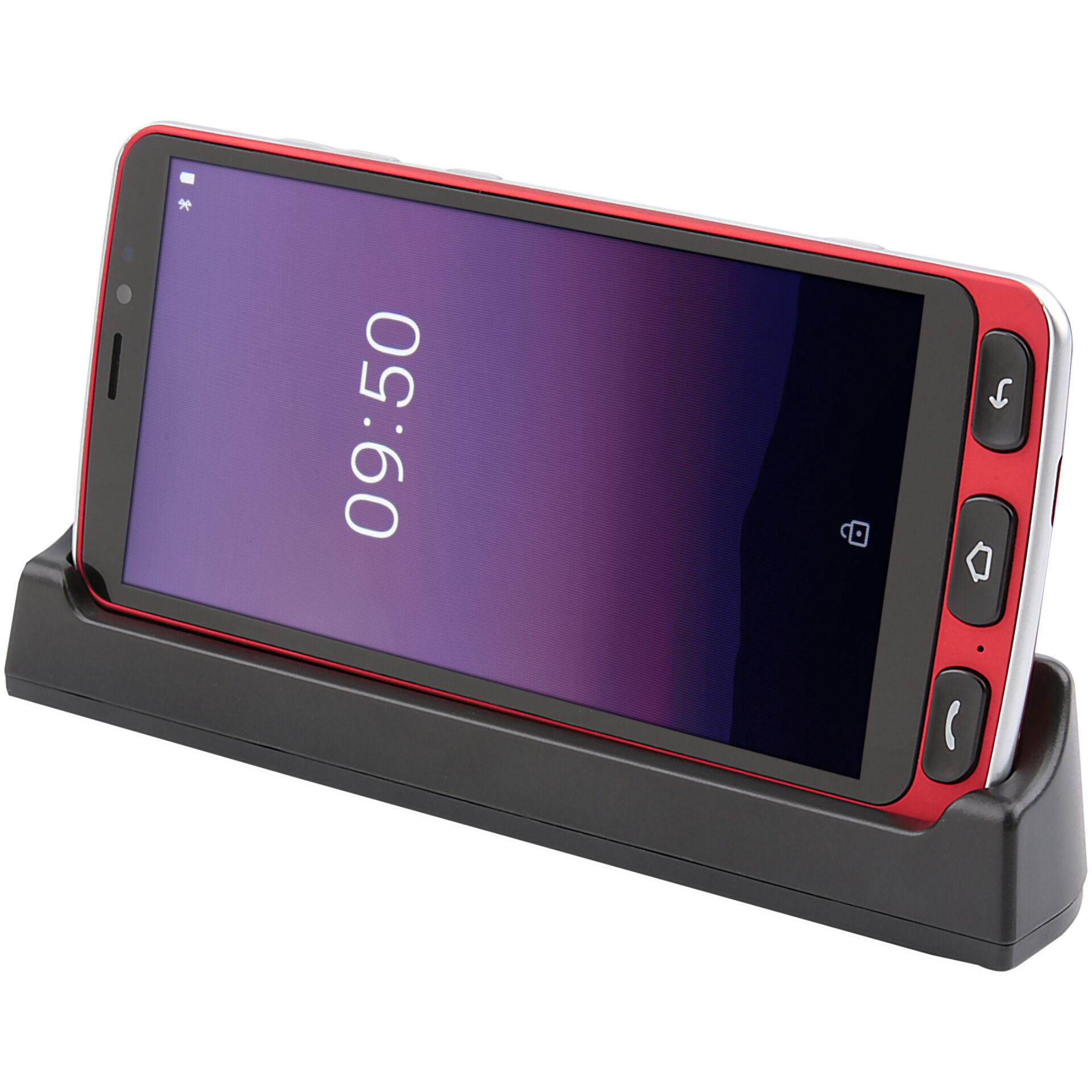 Smartphone, Telefon, Rot, Lade-Dock, Standfuß