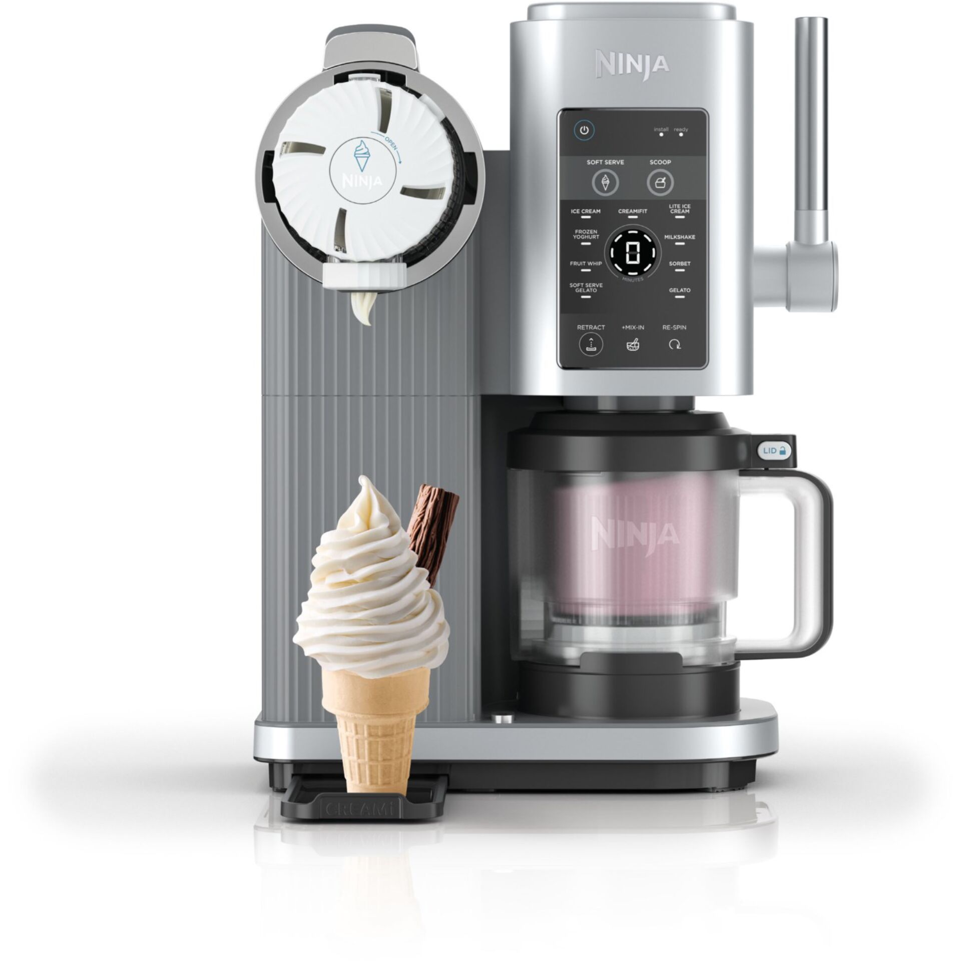 Espresso-Kaffeemaschine, Siebträger-Design, Milchaufschäumer, Kaffeemaschine, Eisschaum-Option