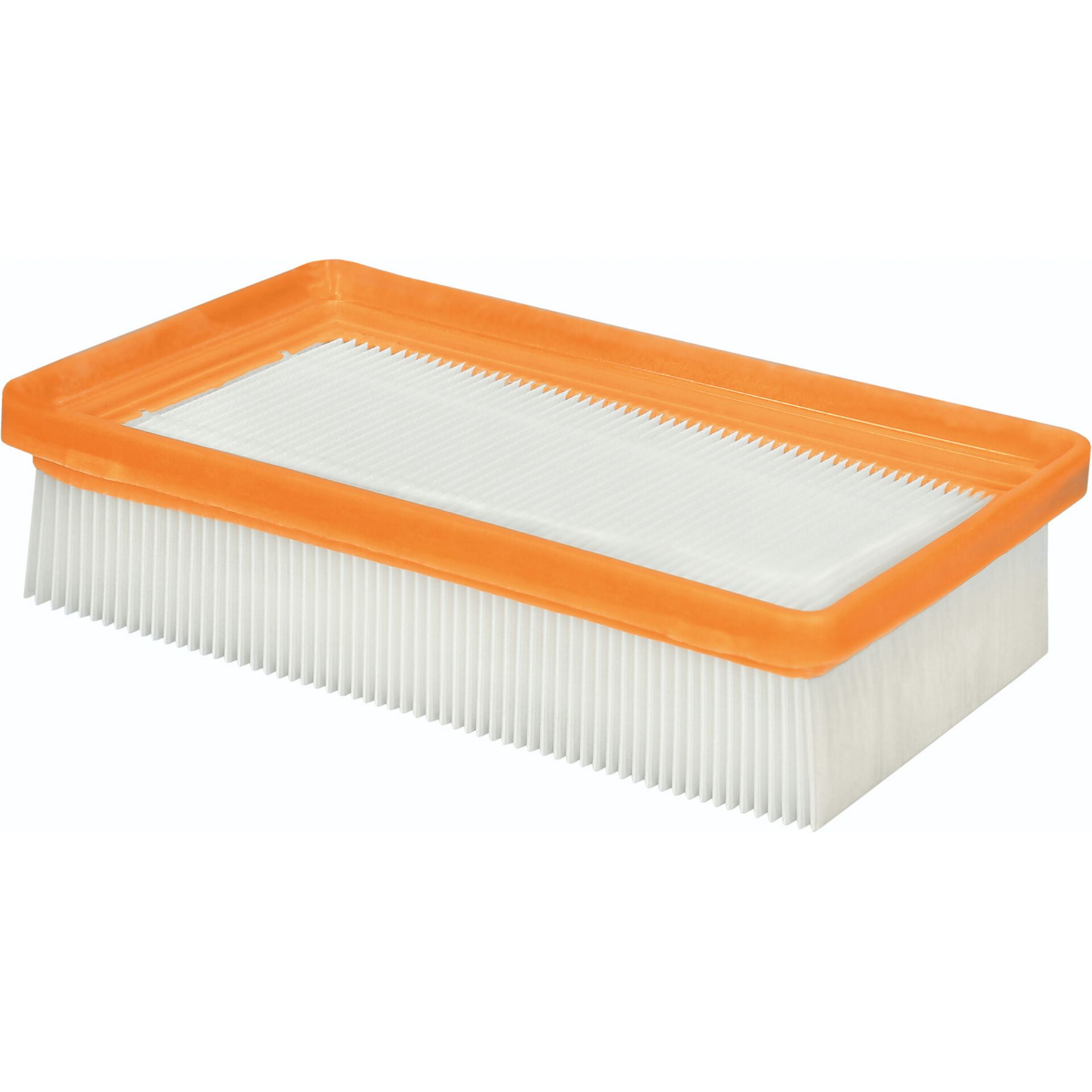 Luftfilter, Filterschwamm, Kastenform, Orangene Kante, Präzisionsfilter