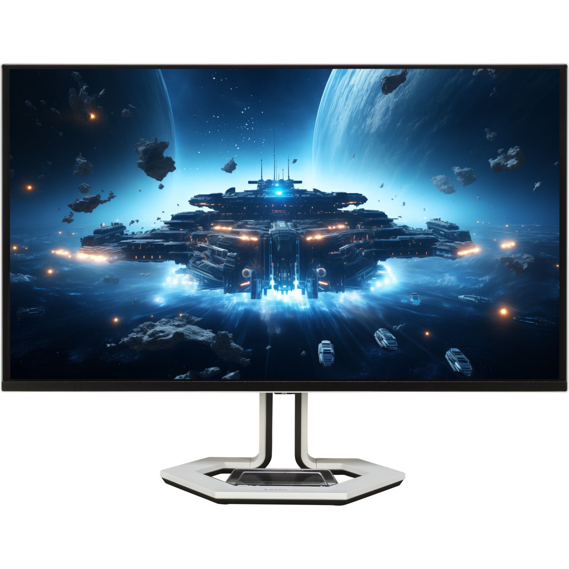 monitor, display, ultrawide, gaming, weltraum-szene