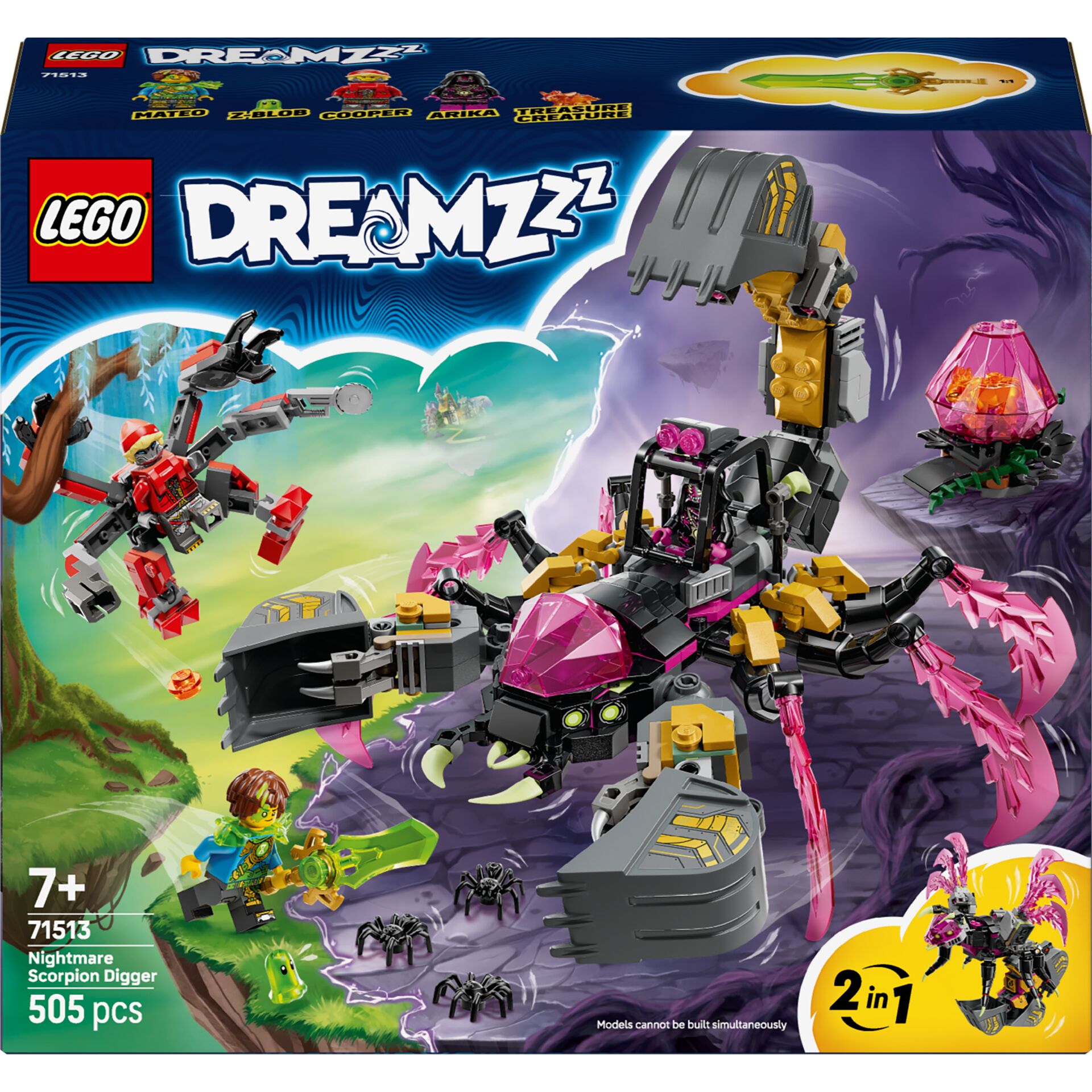 lego, dreamzz, nachtmare, skorpion, gräberdig]} }}} Ensure proper JSON. Wait. I provided invalid. Let's craft proper: We need up to 5 concise tags in German since default_language de and target_language de (same). Provide 5 tags: