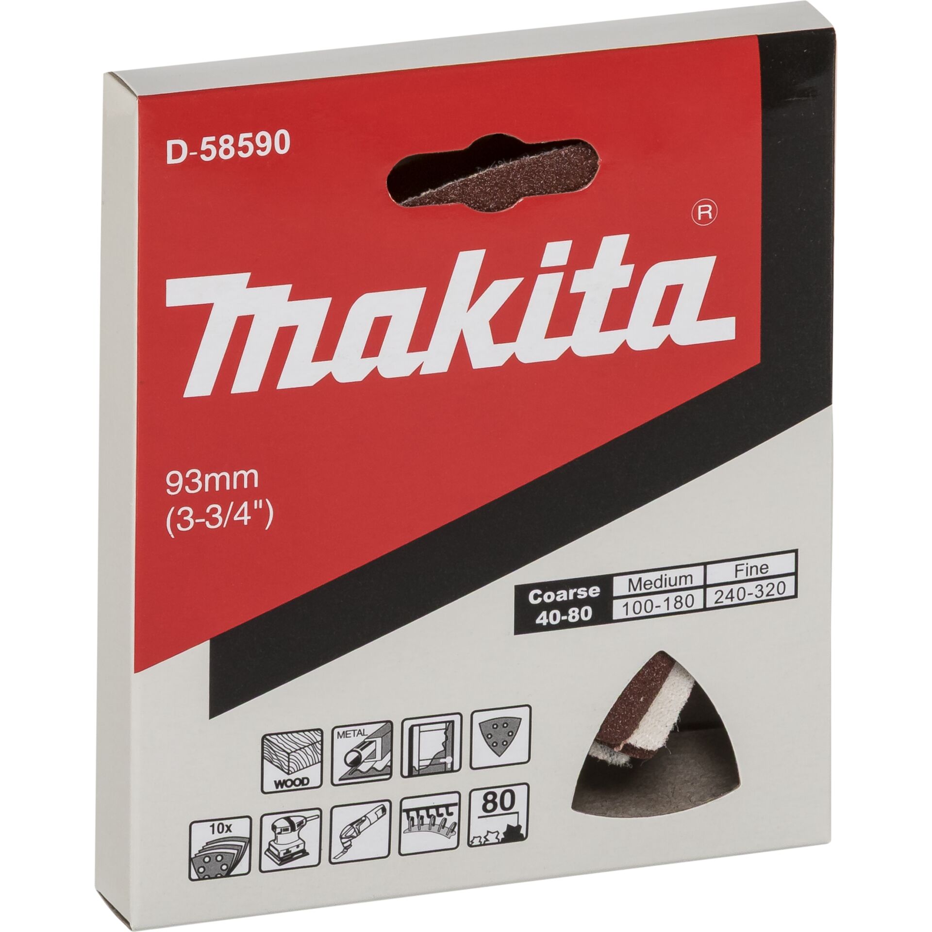 Makita Delta-Schleifpap. Holz  K80