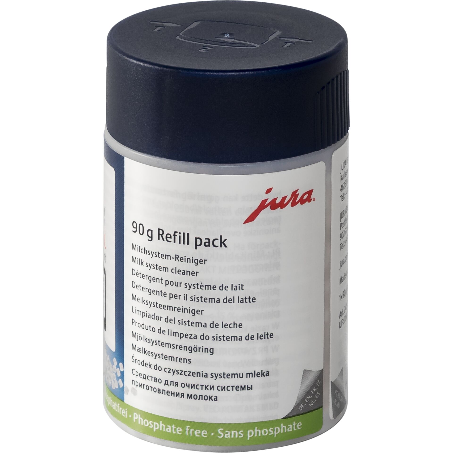 Milchsystemsreiniger, Nachfüllpack, phosphatfrei, 90 g, Reinigungsmittelbehälter