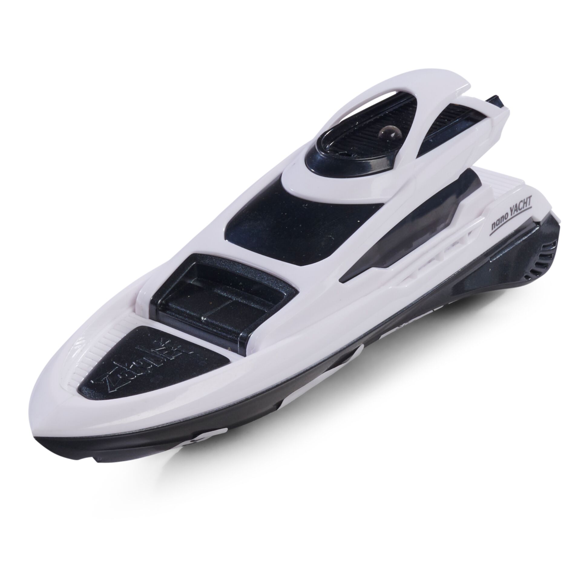 Modellboot, Rennboot, Weißes Boot, Deckenkontrolle, Nano Yacht