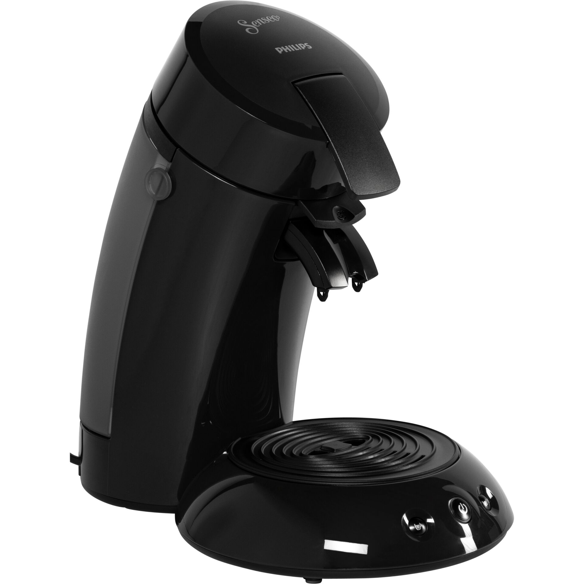 Kaffeemaschine, Kapselmaschine, Espressomachine, Schwarz, Kapselzufuhr