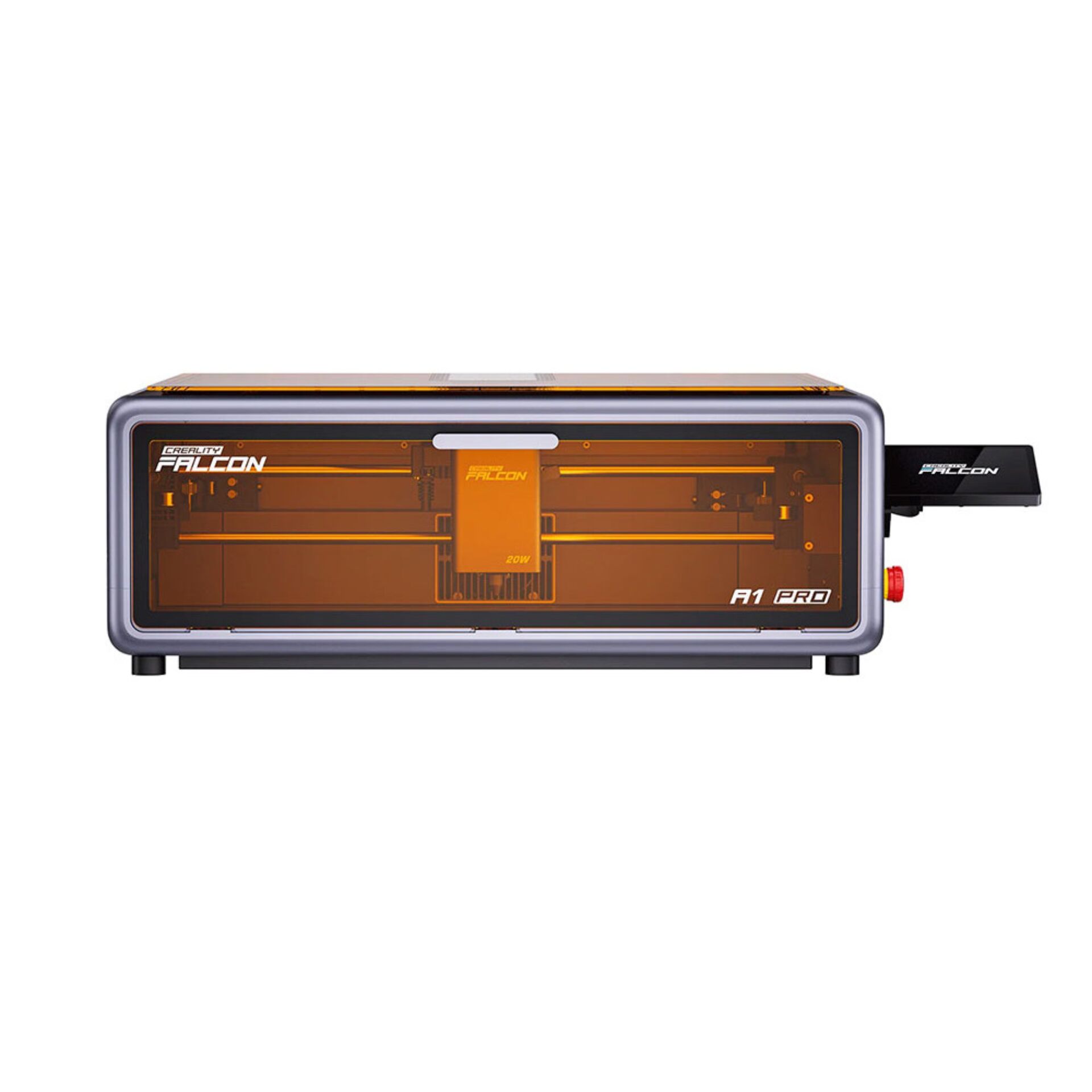 3D-Drucker, Gehäuse, orange, -transparent, Falcon