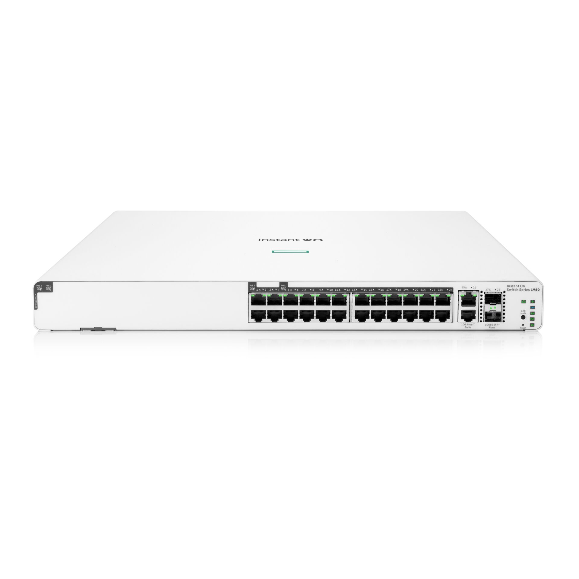 switch, netzwerk, 24-port, poe, rack-mount
