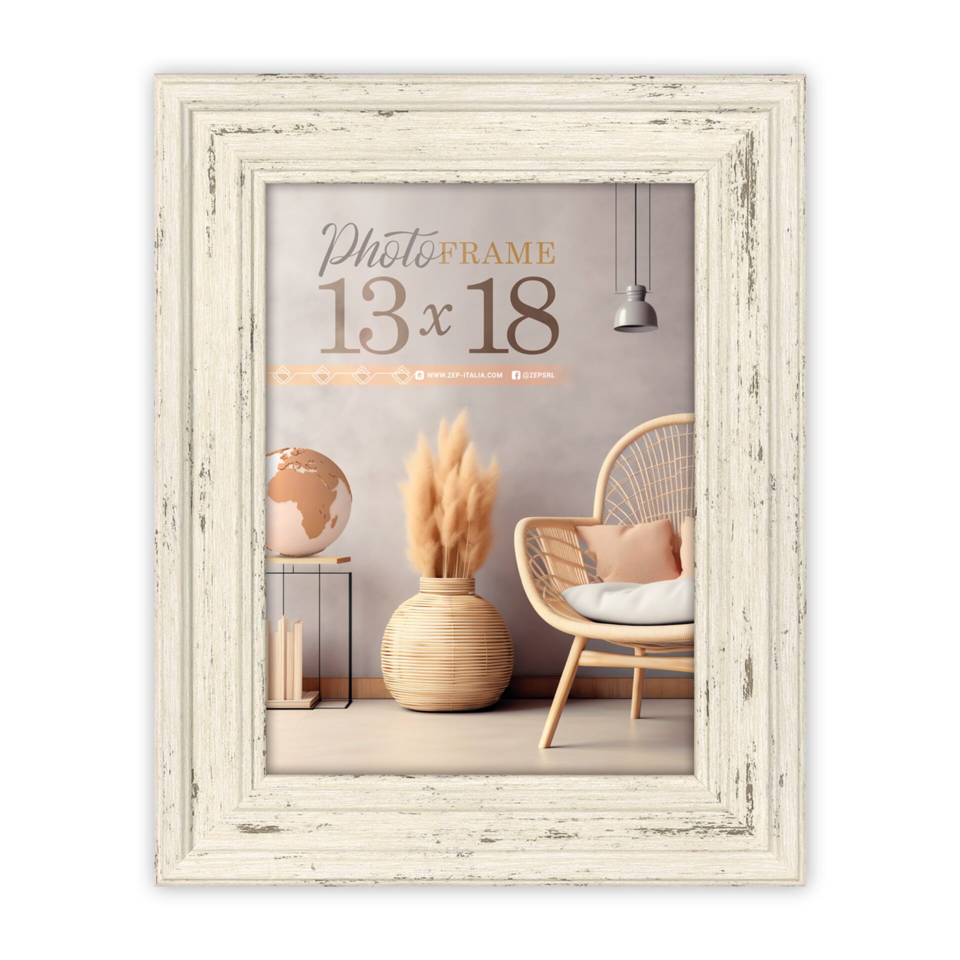 Rahmen, Wandbild, 13x18, Vintage-Frame, Holzrahmen