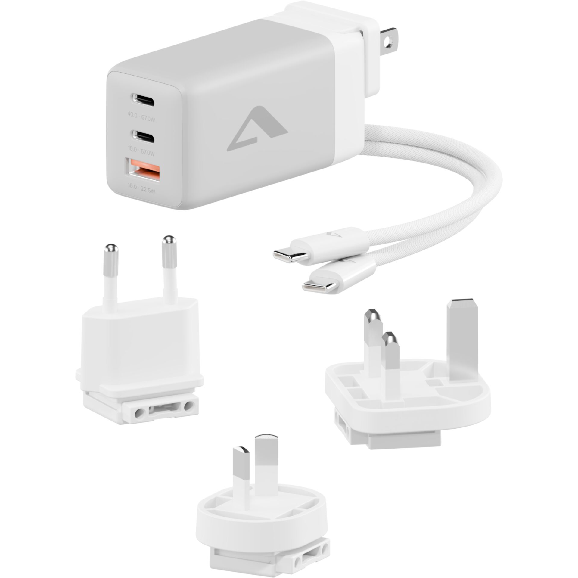 USB-C, USB-A, Ladegerät, Multi-Port-Ladegerät, Reiseladegerät