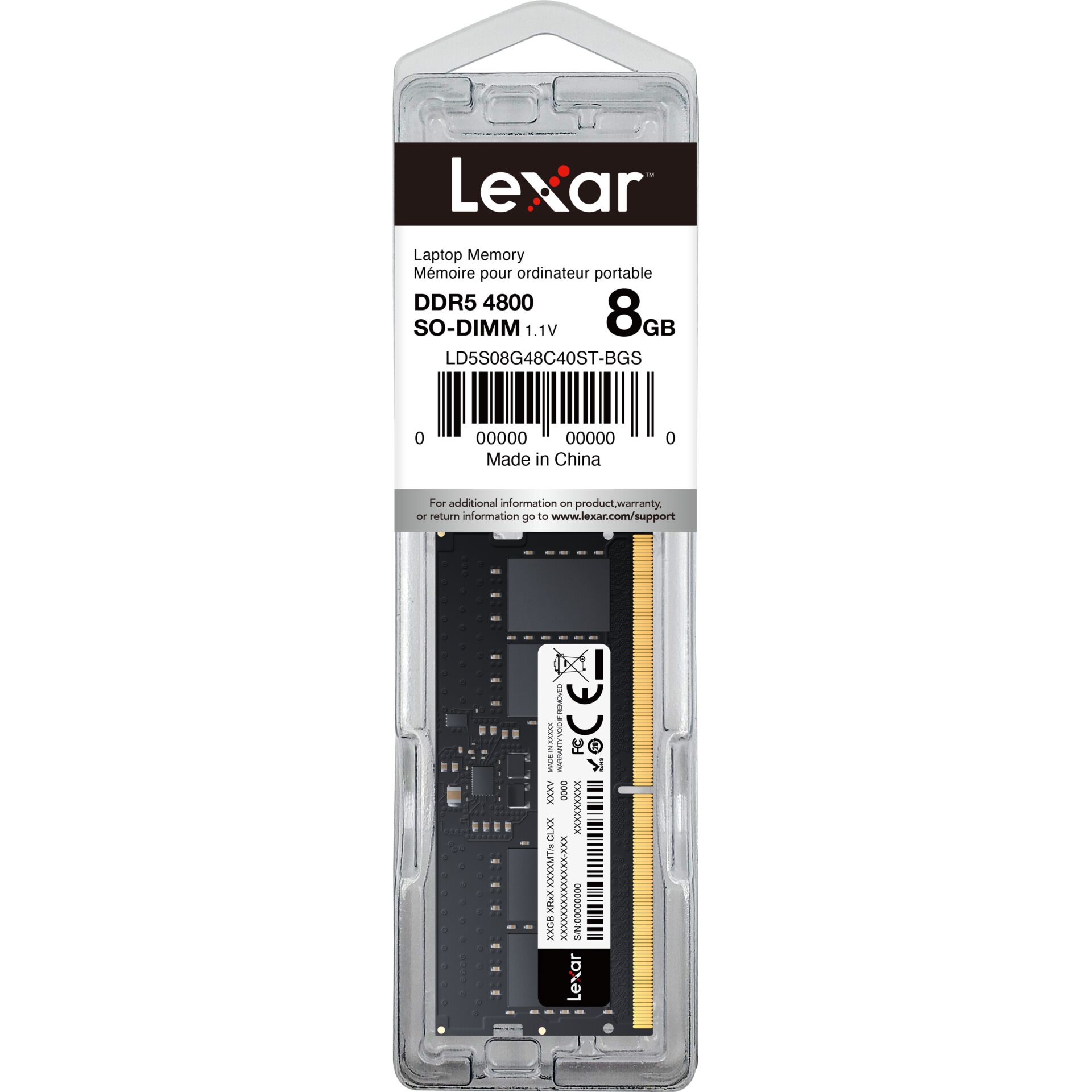 DDR5, 8GB, RAM, SO-DIMM, Laptop-Speicher