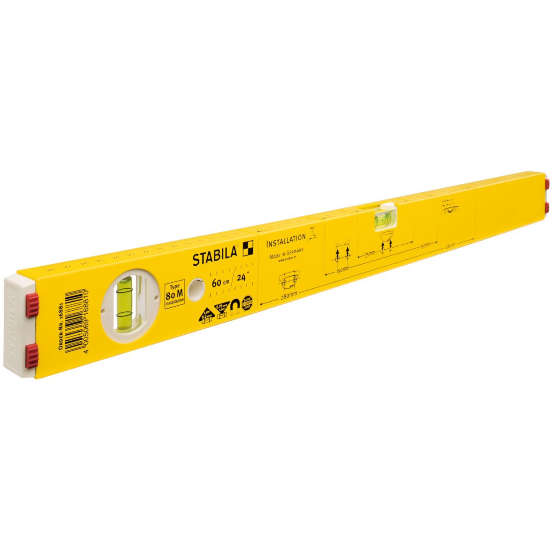 Wasserwaage, Spirit Level, Gelb, Installation, Luxus-Tool