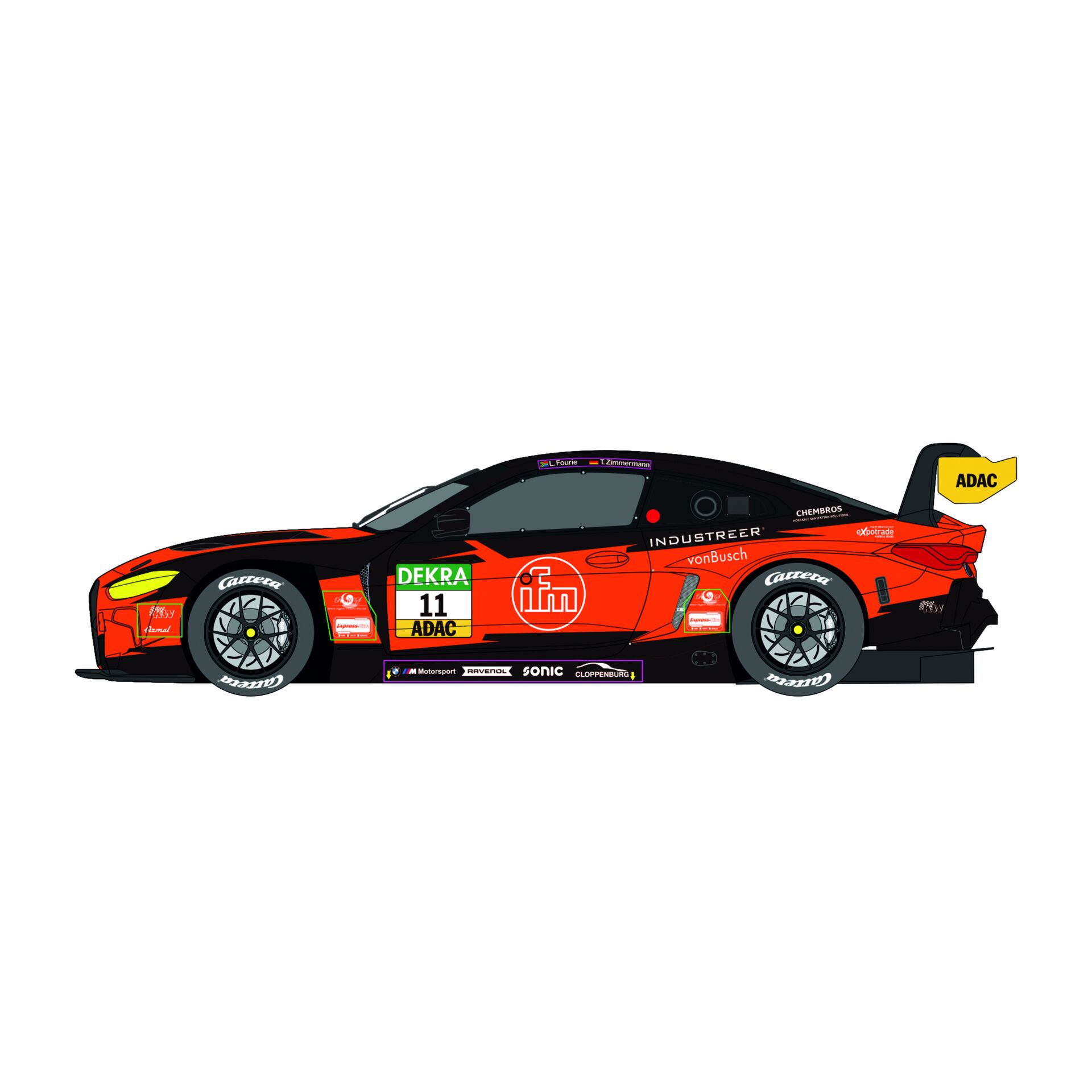 Rennwagen, Rennsport, Sportwagen, Sponsorenaufkleber, ADAC