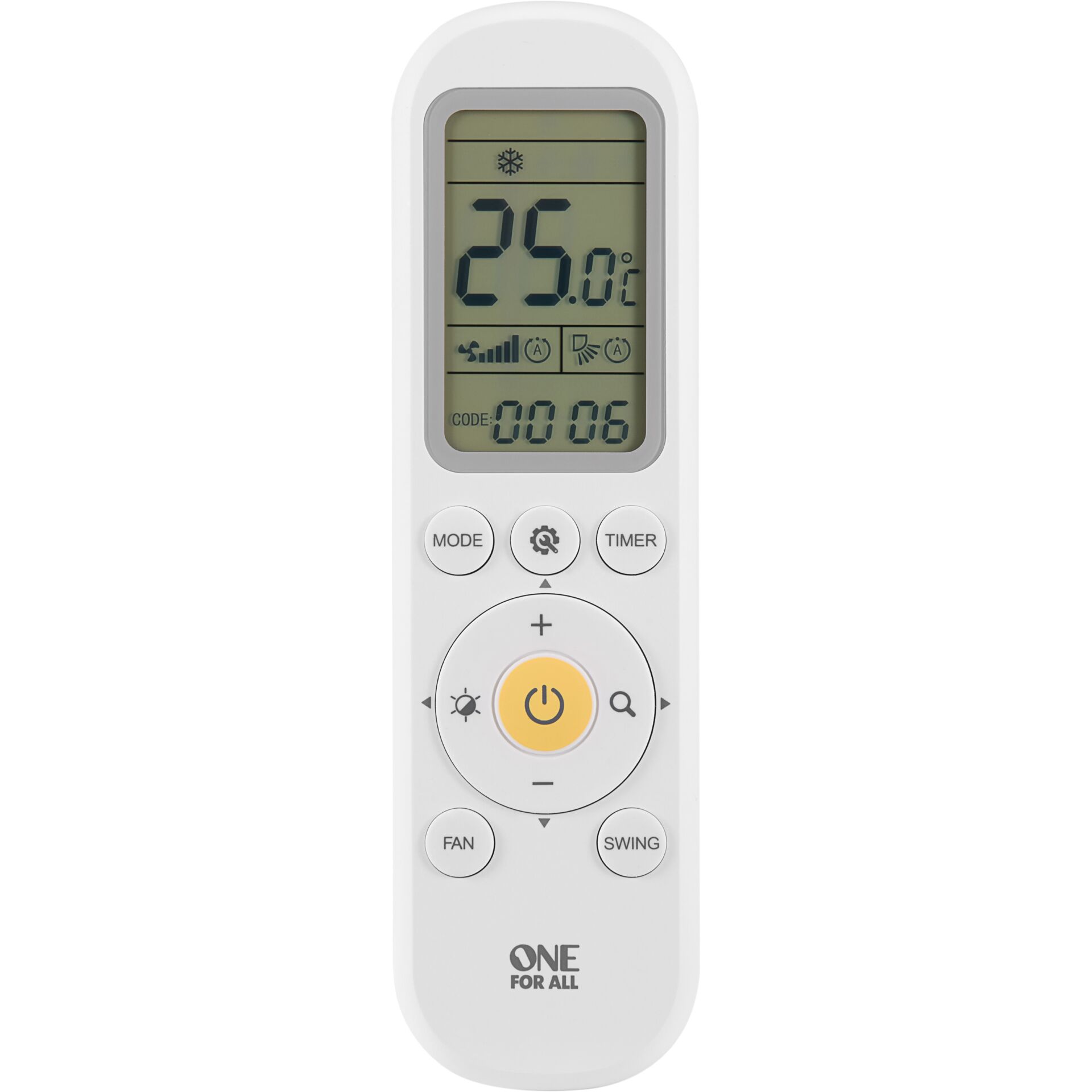Fernbedienung, Klimaanlagenfernbedienung, LED-Display, Schalter-Tasten, One for All