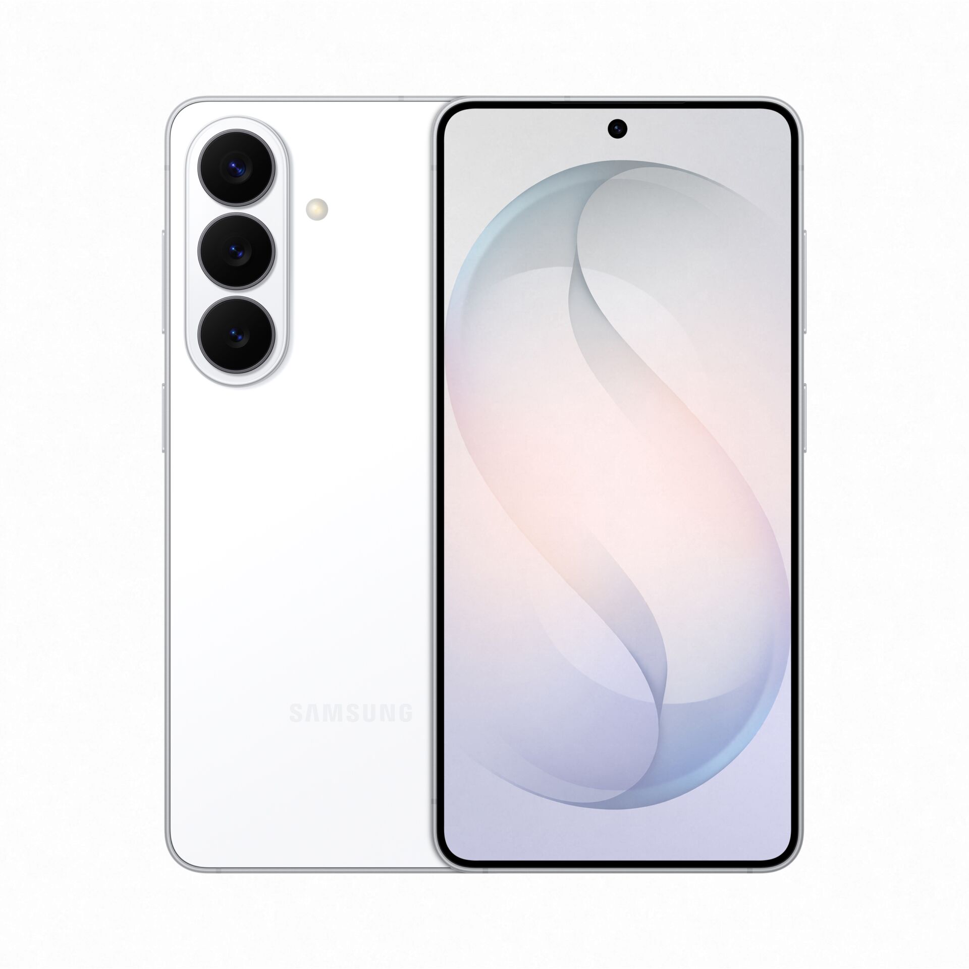 Smartphone, Triple camera, White, OLED screen, Front camera punch-hole