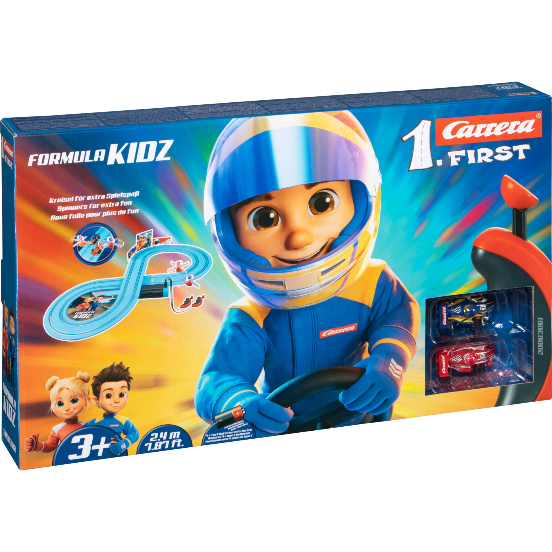 Kiddie-Formel, Rasengerät, Helm, Farbblau, Spielzeugauto