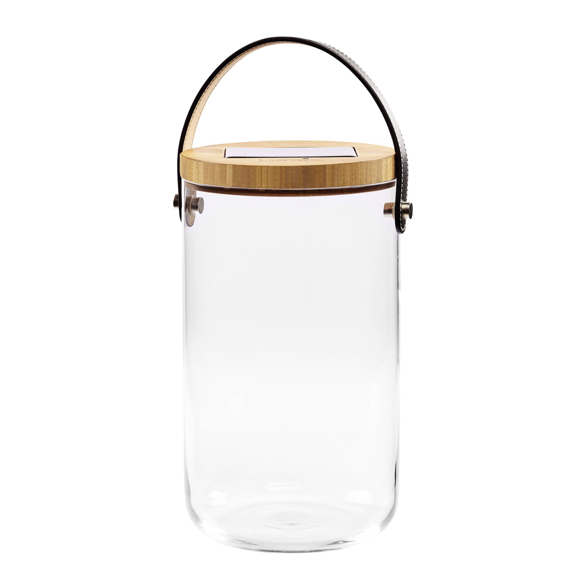Glasbehälter, Windlicht, Aufbewahrungsglas, Trinkglas transparent, Holzdeckel