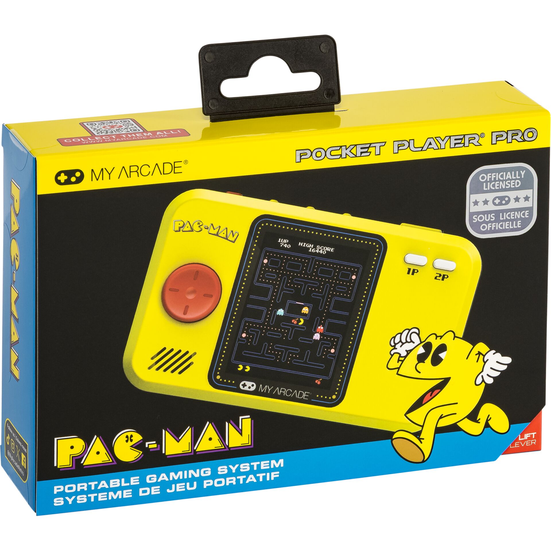 Handheld, Gaming, Pac-Man, Portable, Gelb