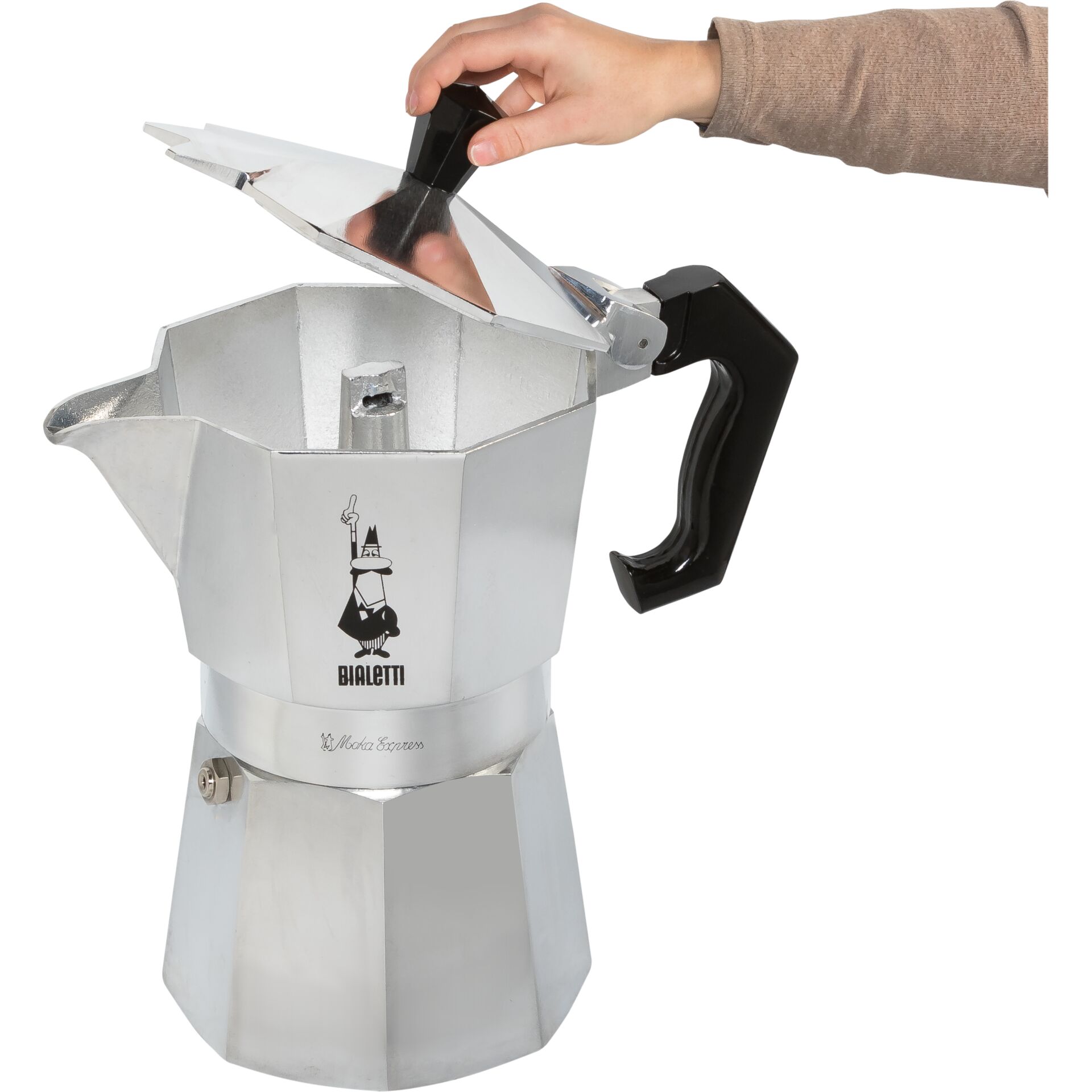 Kaffeemaschine, Aluminium, Espressokocher, Moka-Kännchen, Bialetti