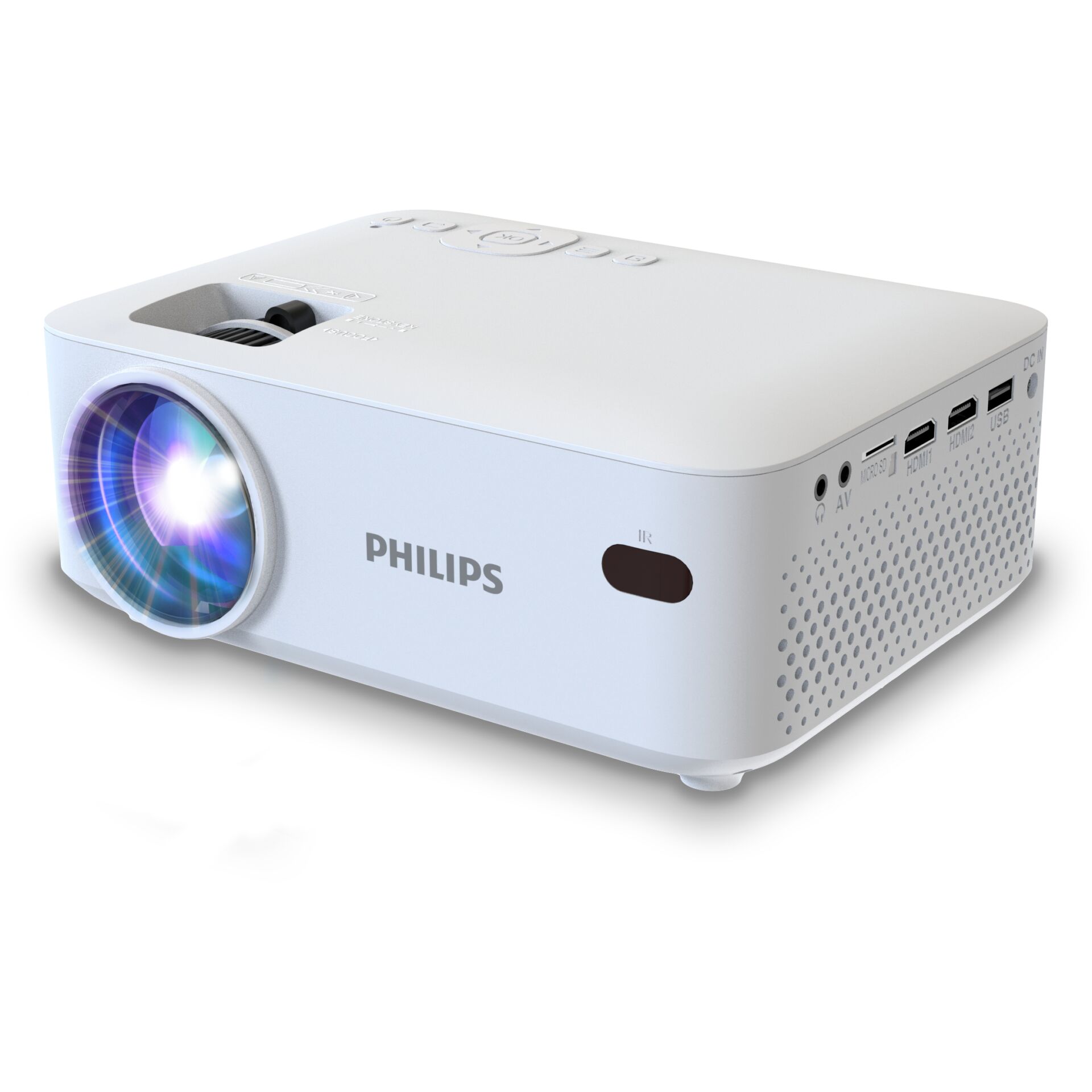 Projektor, LED-Lampe, Weiß, Kompakt, PHILIPS