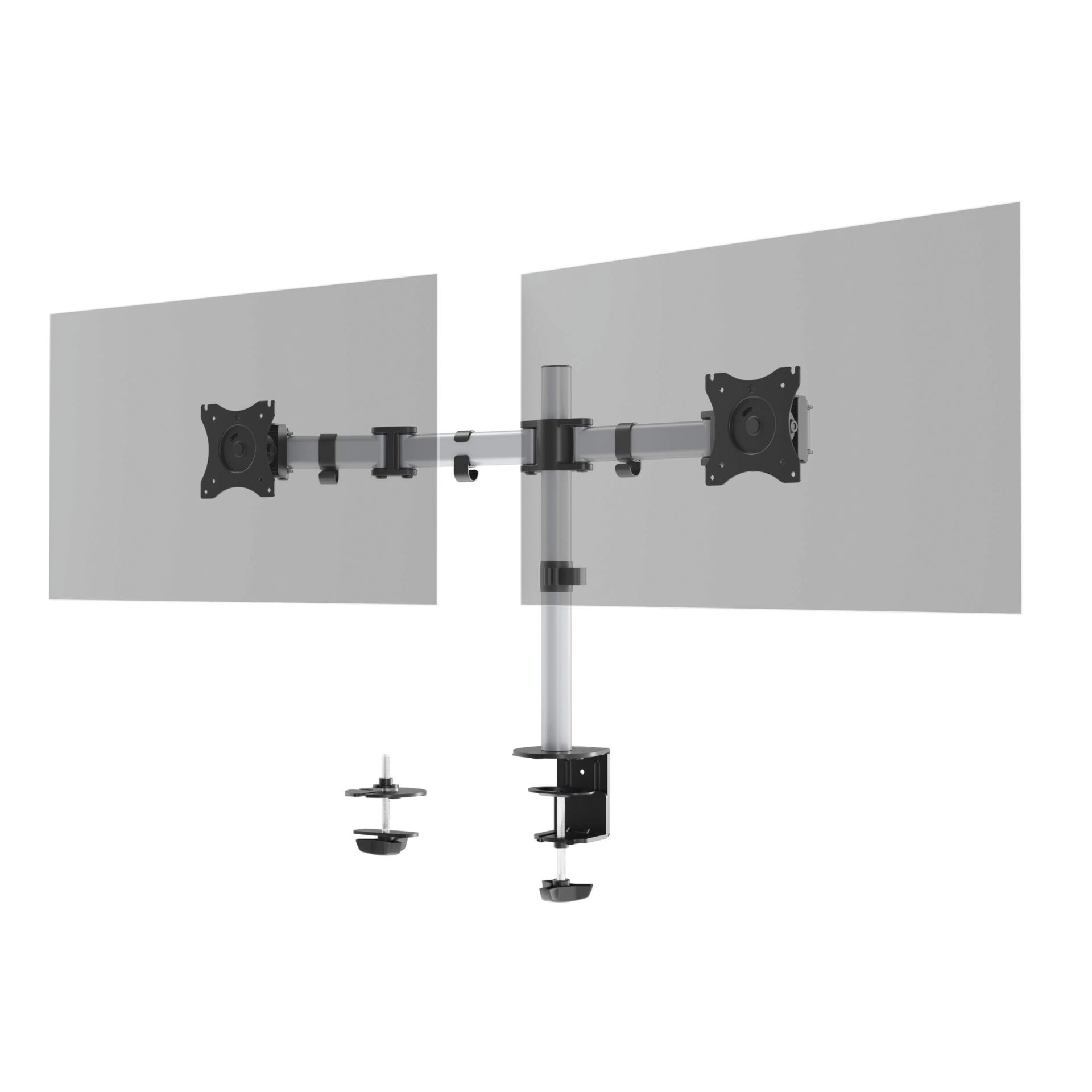 Durable Monitor Halterung Select  für 2 Monitore, Tischbef. 509523