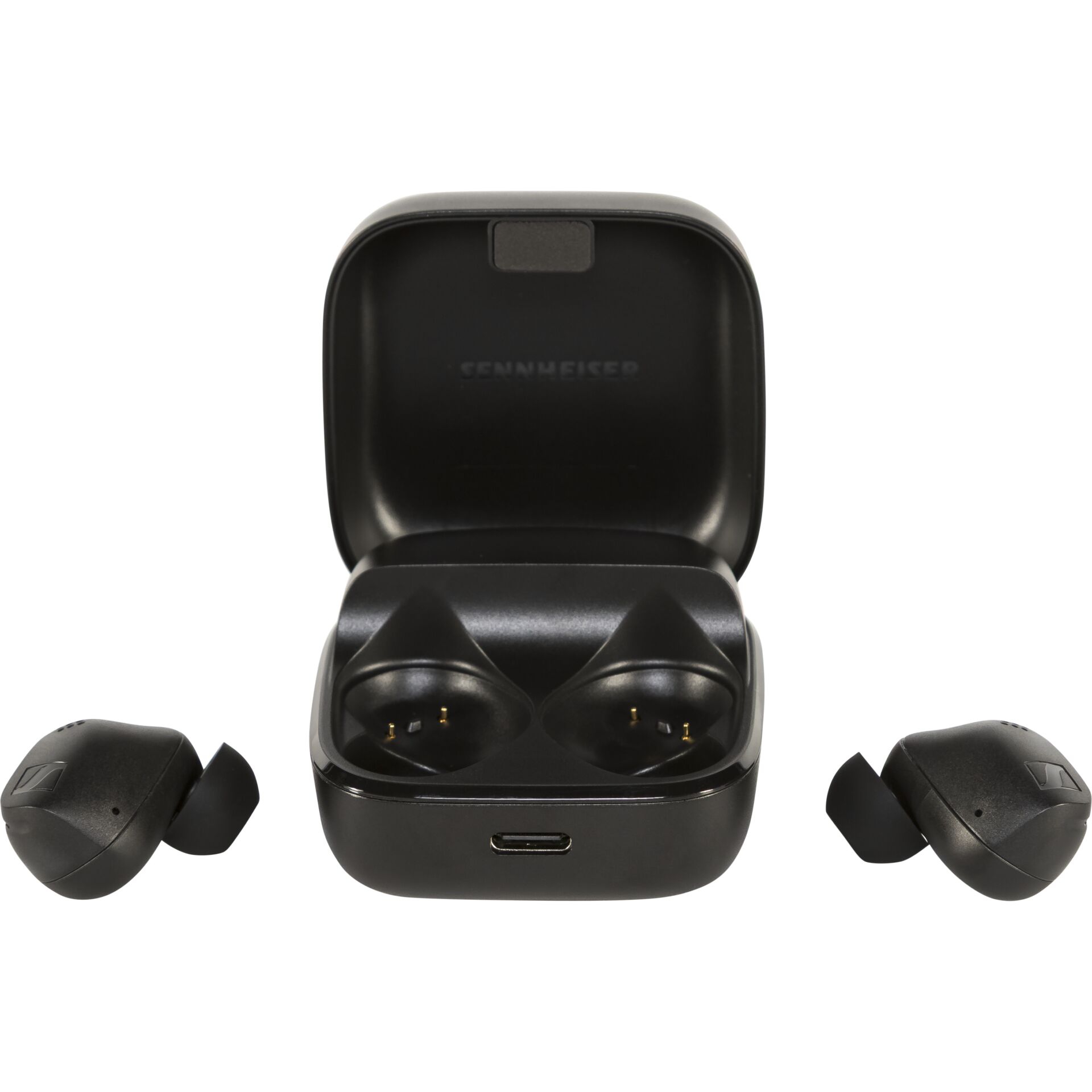Bluetooth, In-Ear, Wireless, Case, Schwarz