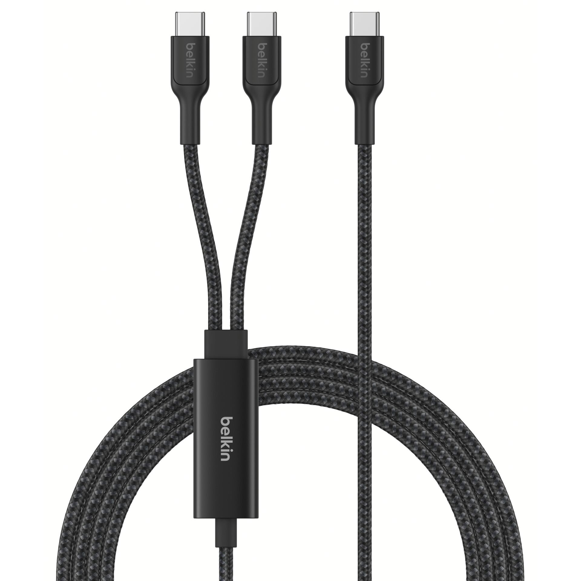 Kabel, Ladekabel, USB-C, Geflochten, Mehrfachanschluss
