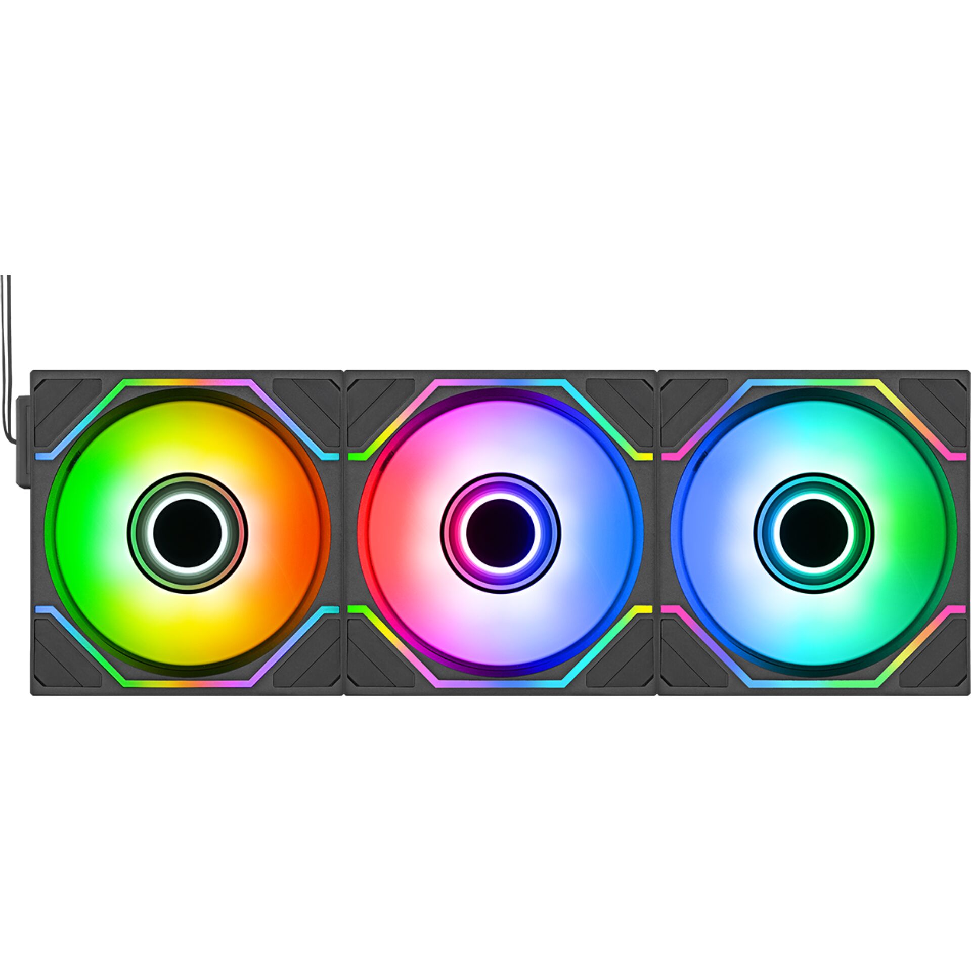 RGB, RGB-LED, RGB-Lüfter, RGB-PWM, Triple-Fan
